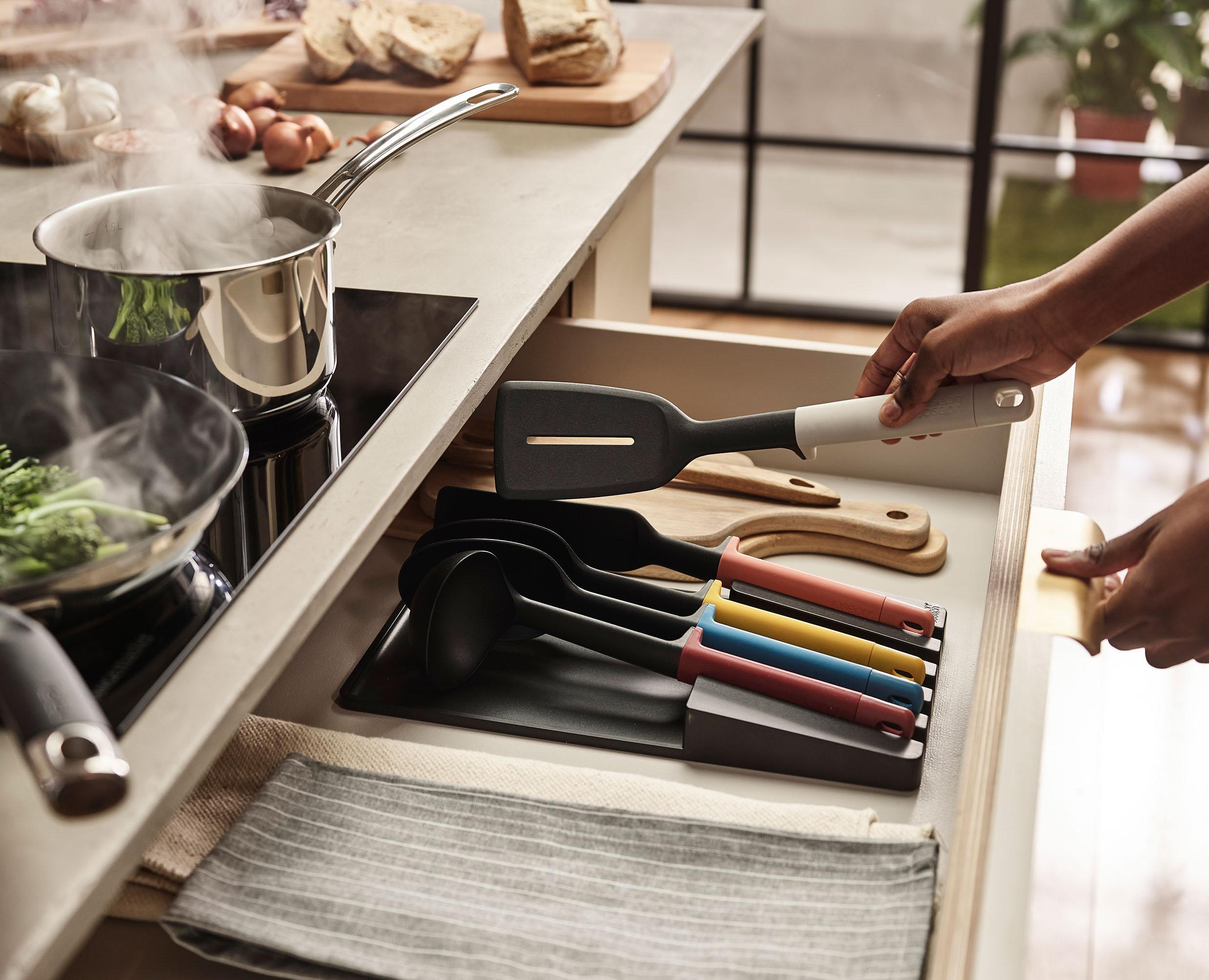 joseph-joseph-10-piece-multicolour-in-drawer-knife-utensil-set image 4