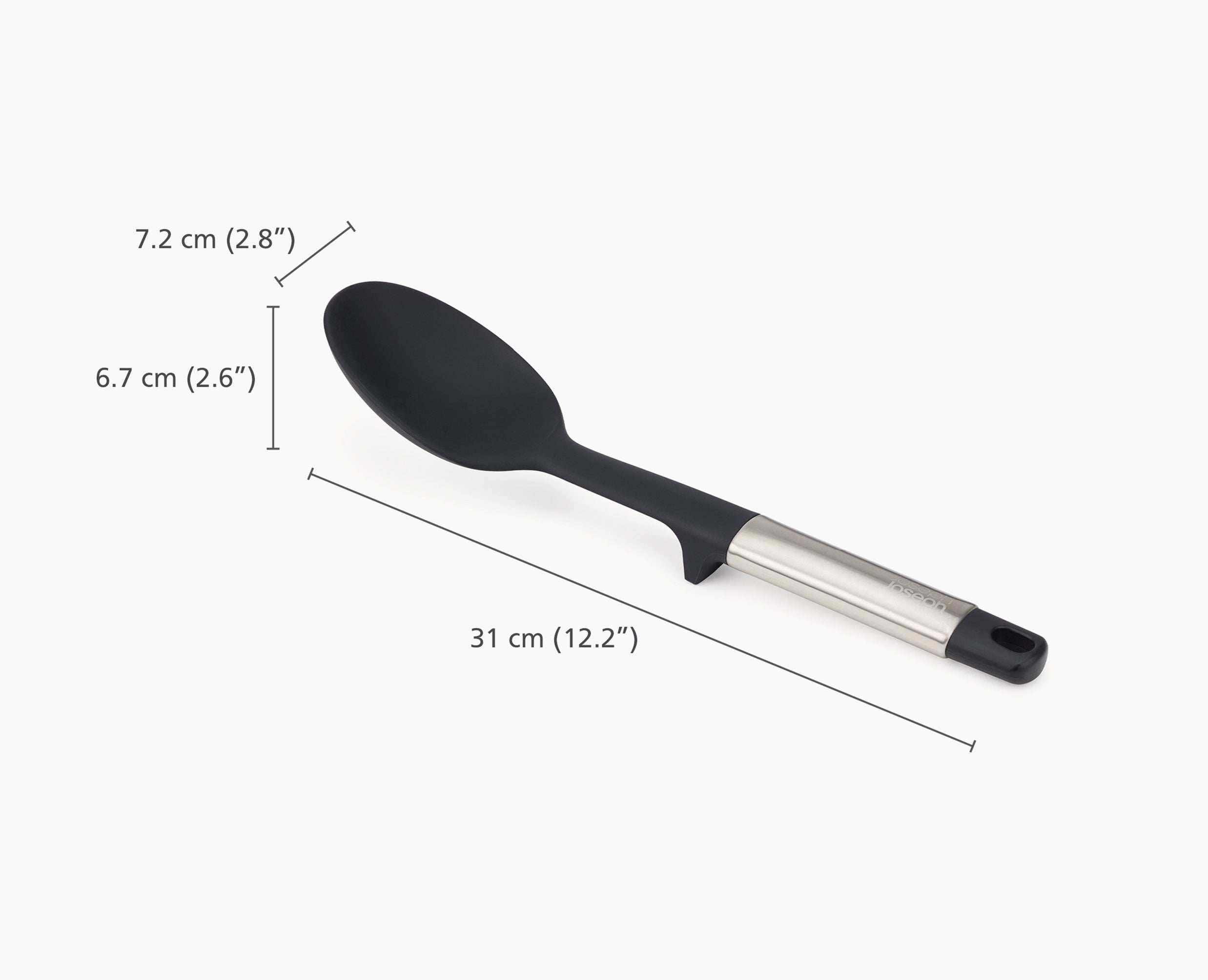 joseph-joseph-elevate-stainless-steel-silicone-solid-spoon image 7