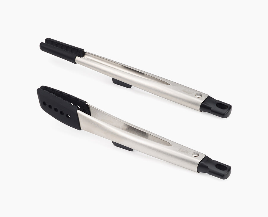 joseph-joseph-elevate-fusion-2-piece-stainless-steel-tong-set image 1