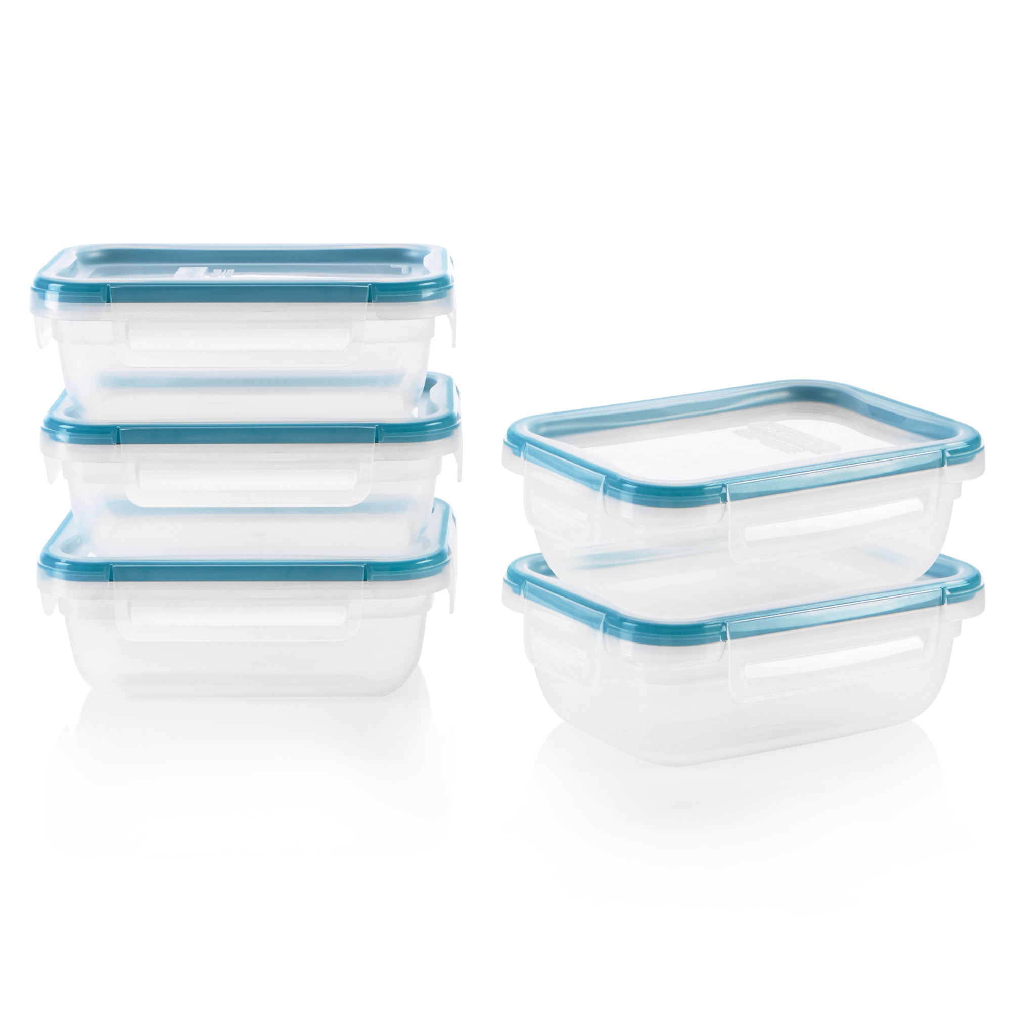 pyrex-snapware-total-solution-10-piece-rectangular-plastic-meal-prep-kit image 1