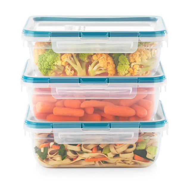 snapware-total-solution-6-piece-rectangular-plastic-food-storage-set image 2