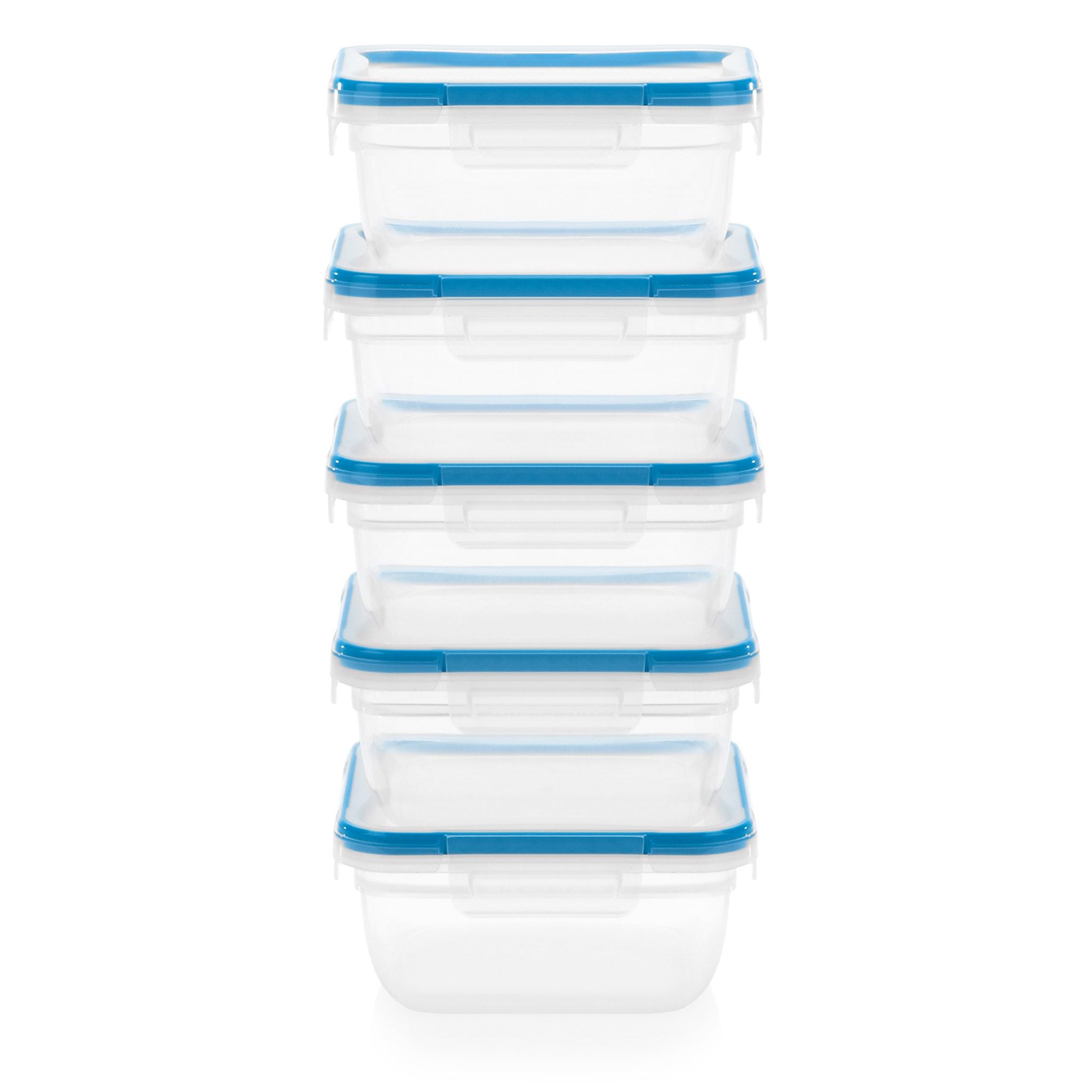 pyrex-snapware-total-solution-10-piece-square-plastic-food-storage-set-with-airt image 1