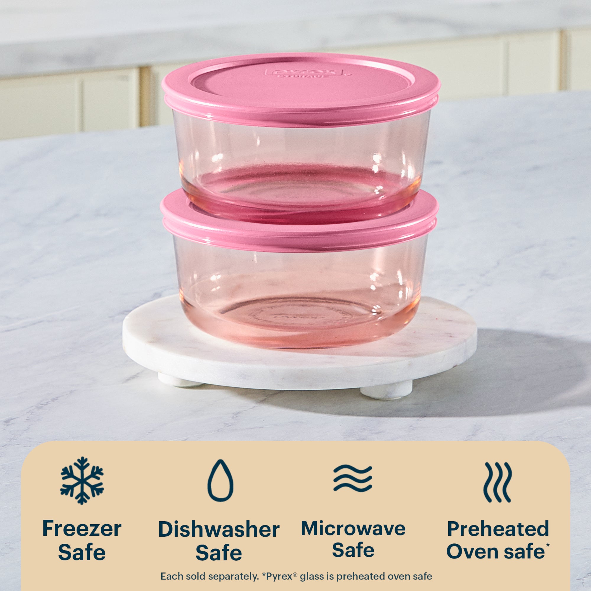pyrex-simply-store-tinted-glass-4-cup-round-storage-container-with-lid-pink image 4