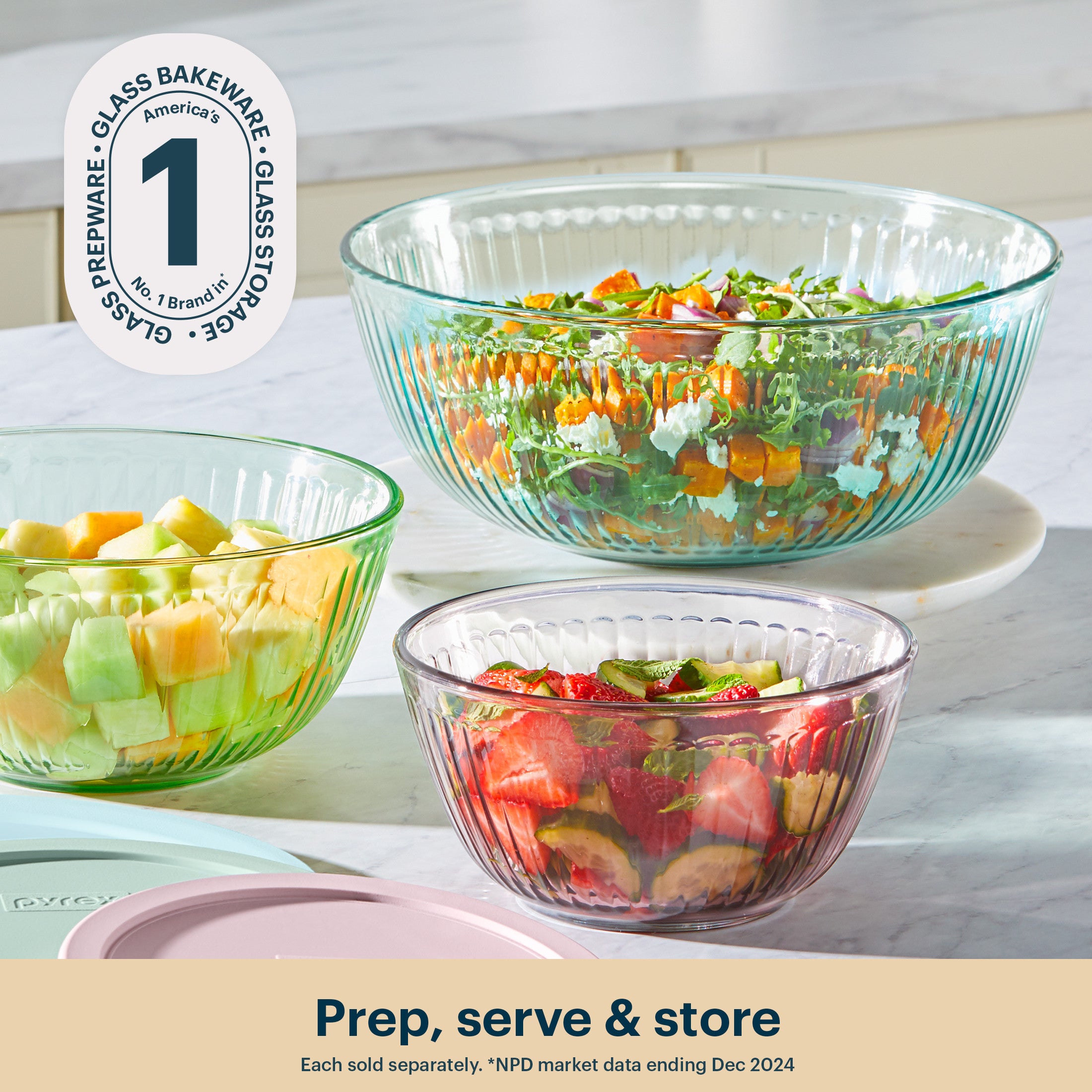 pyrex-colors-sculpted-tinted-4-5-quart-mixing-bowl-with-lid-aqua image 3