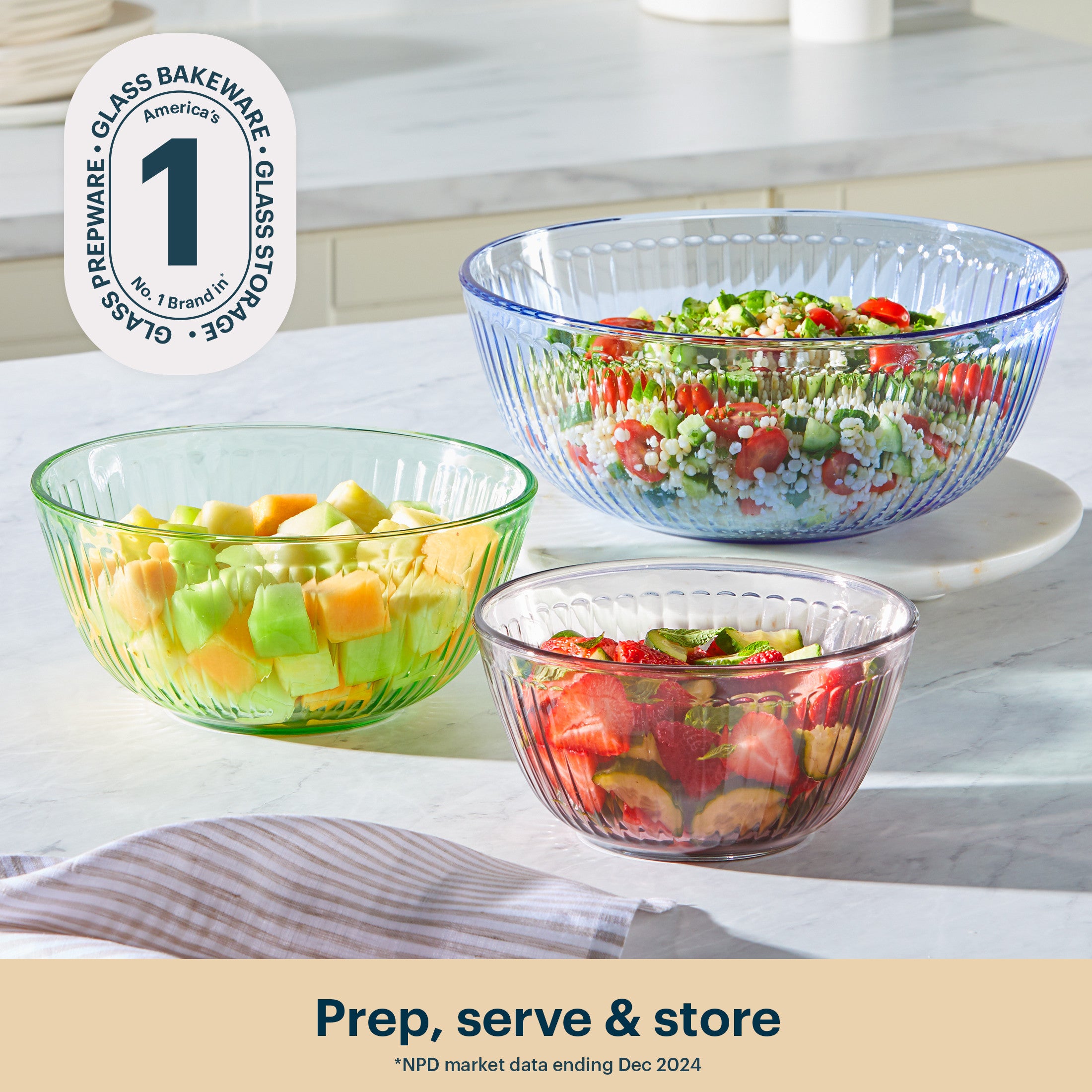 pyrex-colors-sculpted-tinted-3-piece-mixing-bowl-set-no-lid-pink-green-blue image 2