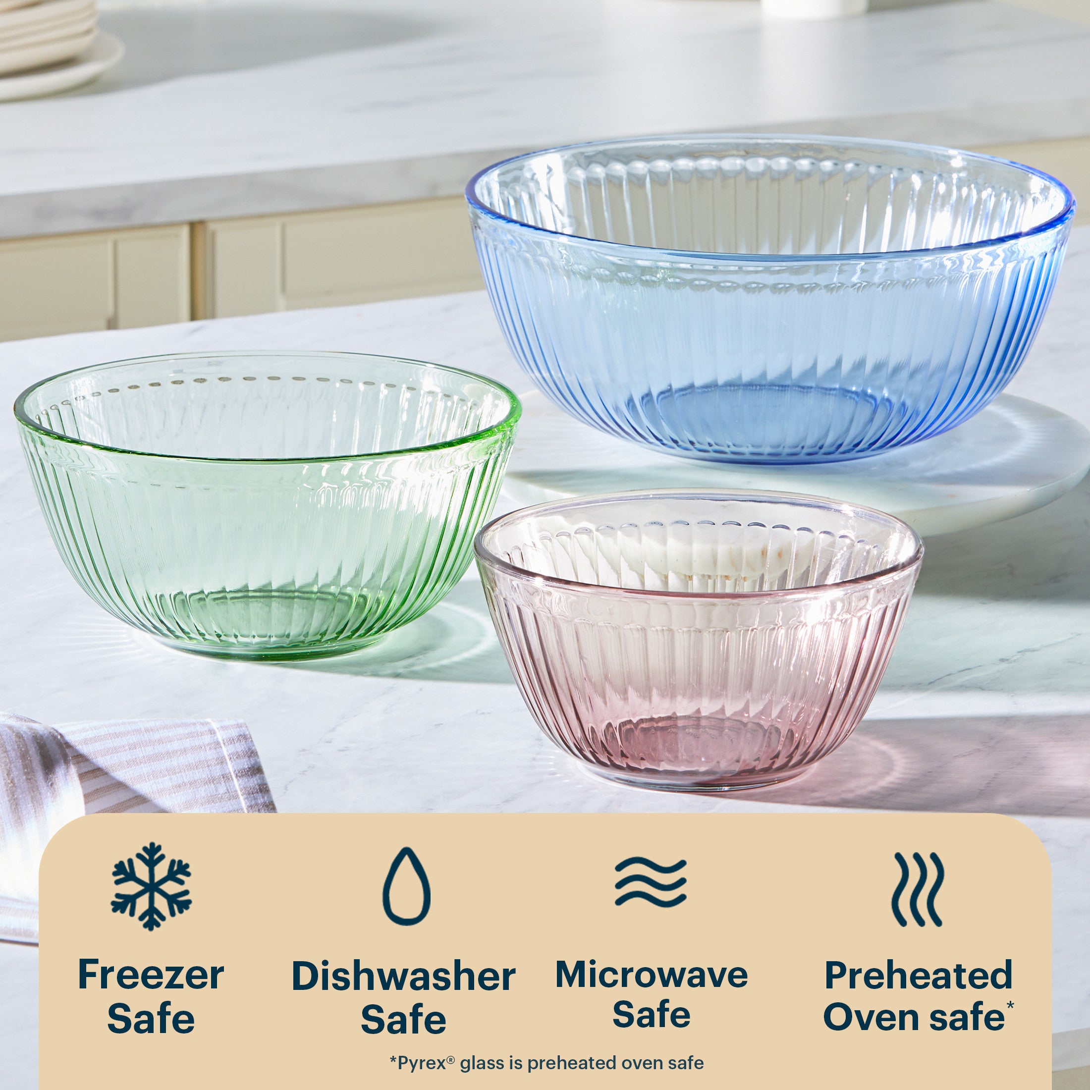 pyrex-colors-sculpted-tinted-3-piece-mixing-bowl-set-no-lid-pink-green-blue image 4