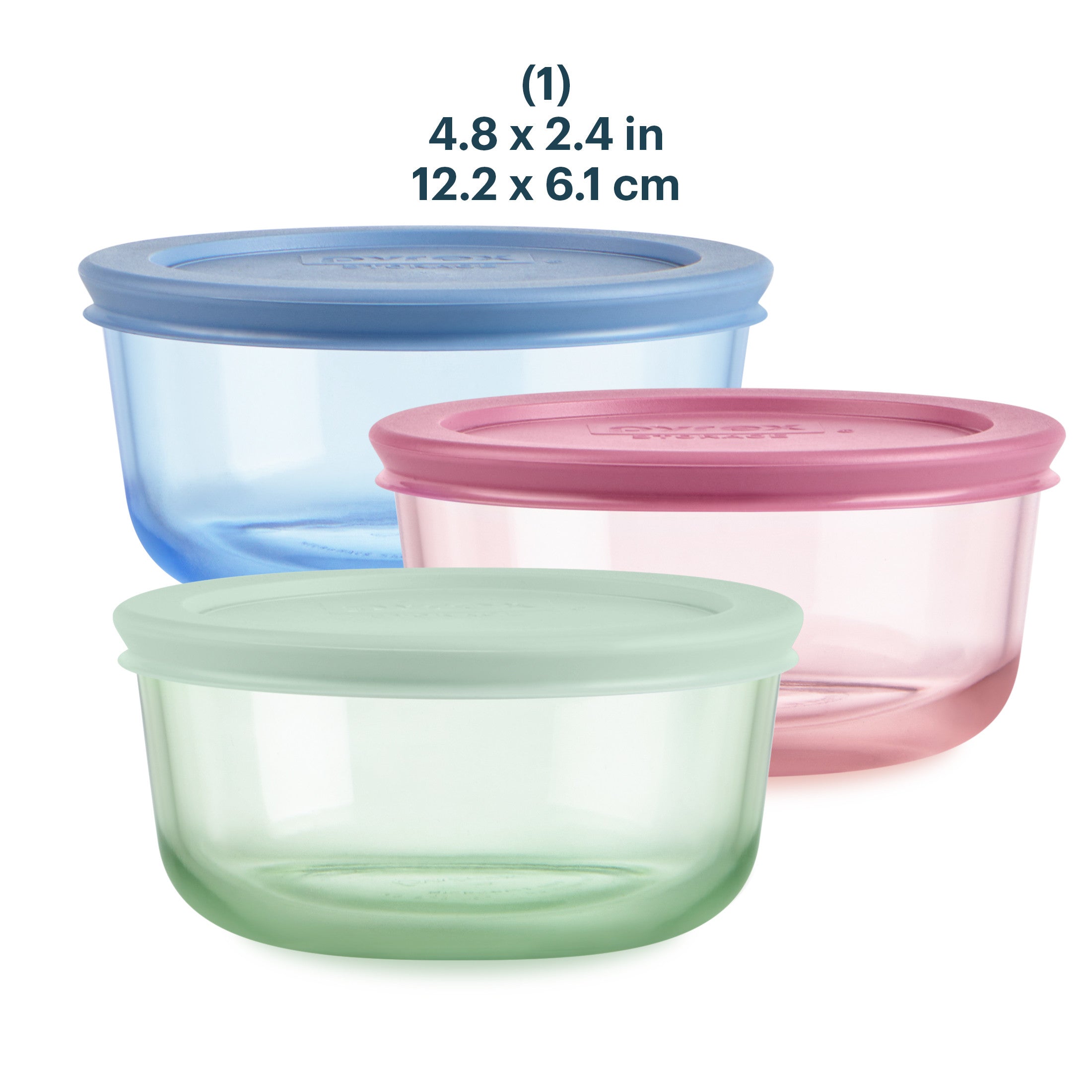 pyrex-simply-store-tinted-glass-2-cup-round-storage-containers-6-piece-set-mixed image 3