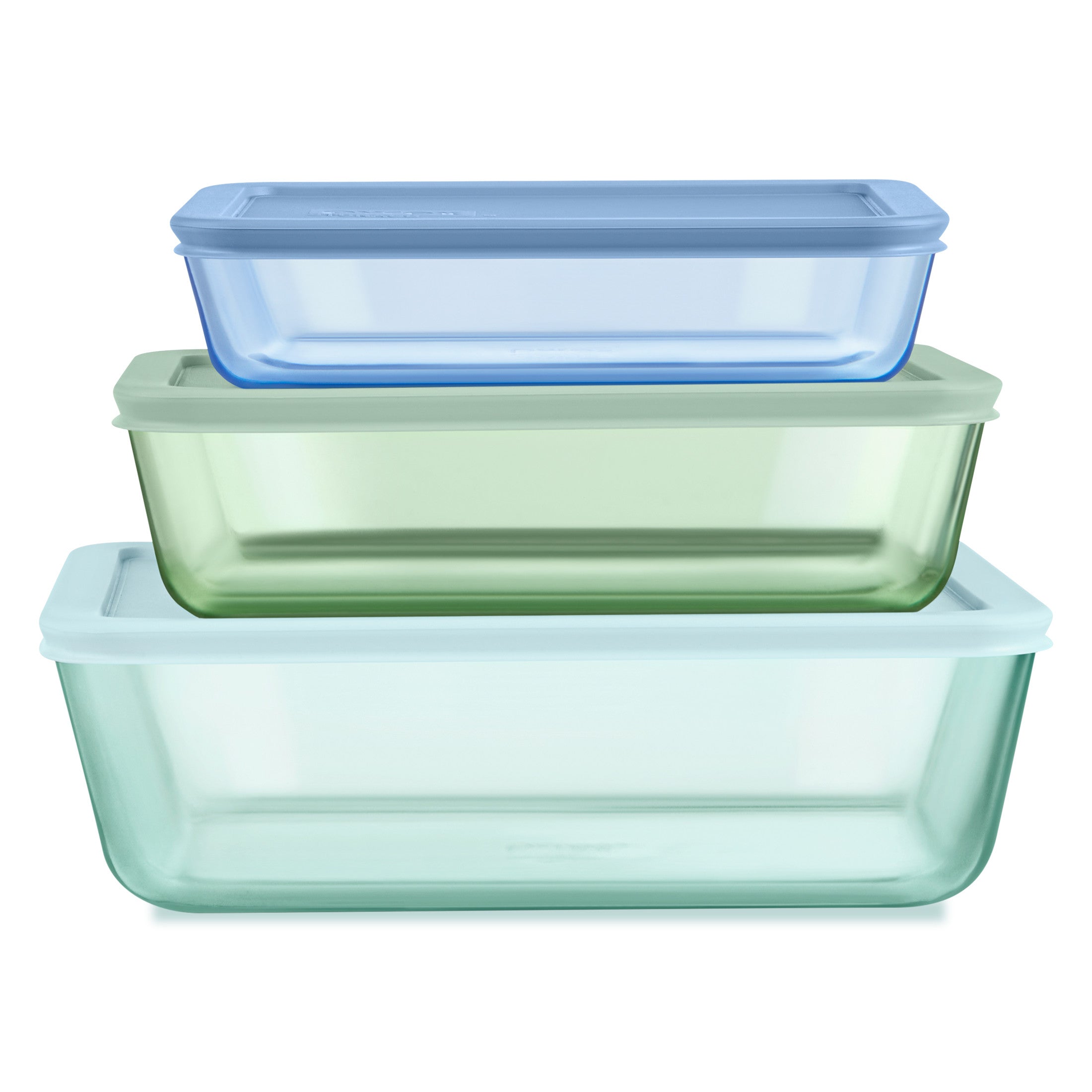 pyrex-simply-store-tinted-glass-rectangle-storage-containers-6-piece-set-mixed-c image 1