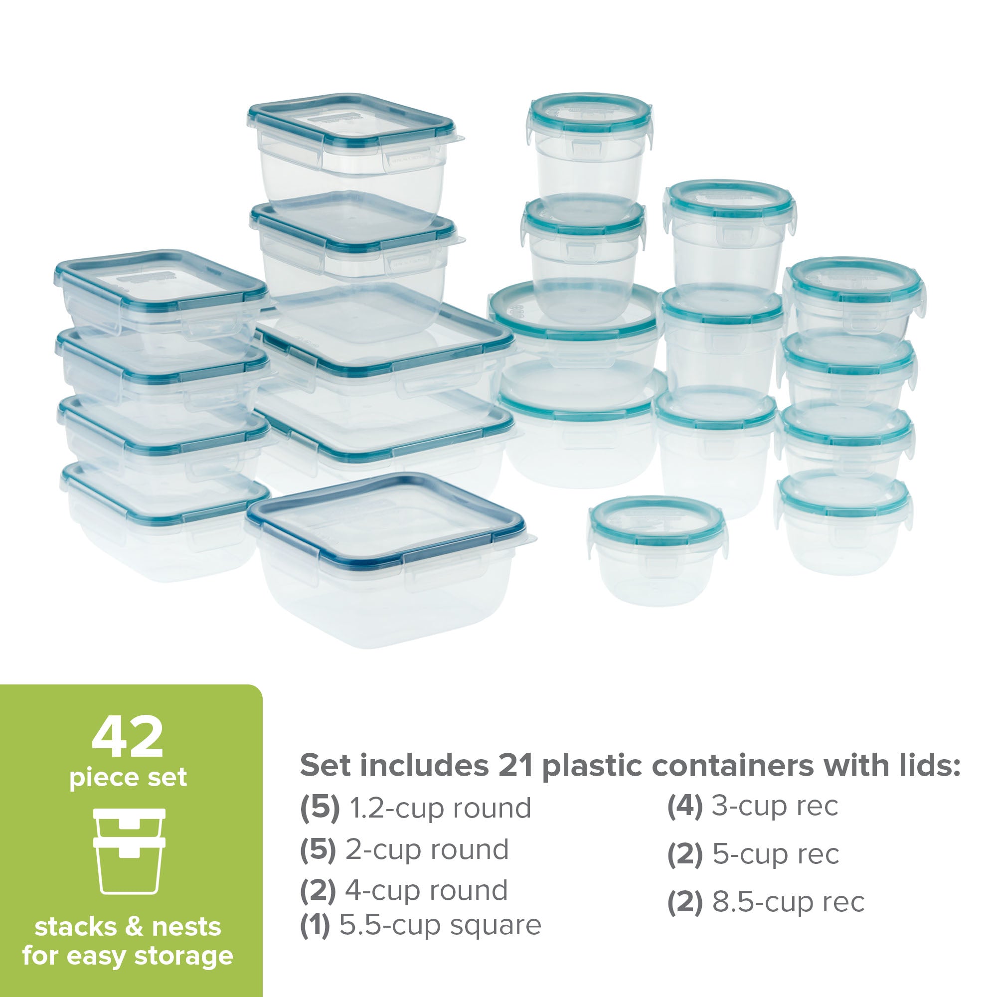 pyrex-snapware-total-solution-plastic-42-piece-food-storage-set image 3