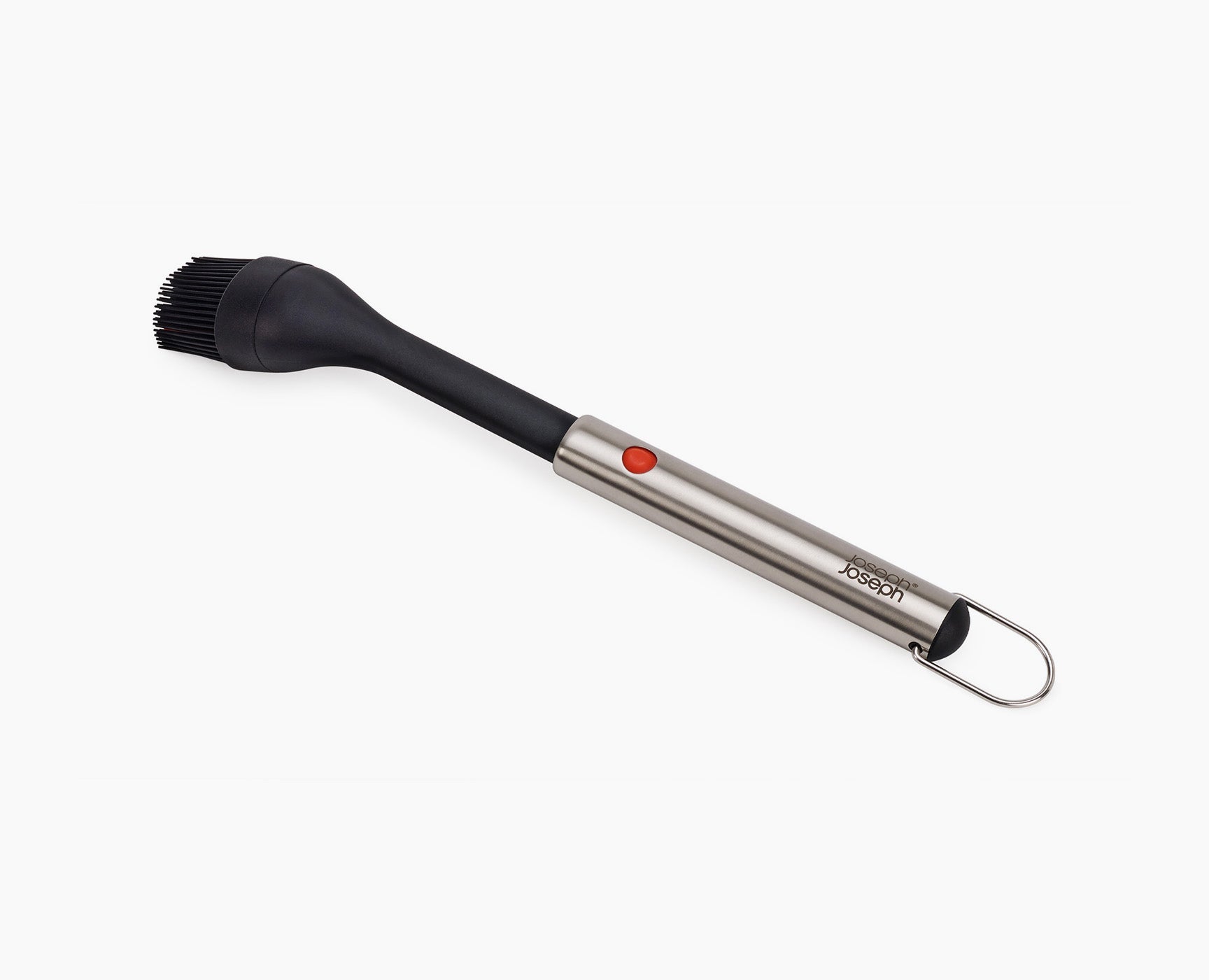joseph-joseph-grillout-black-bbq-silicone-basting-brush-with-extending-handle image 1
