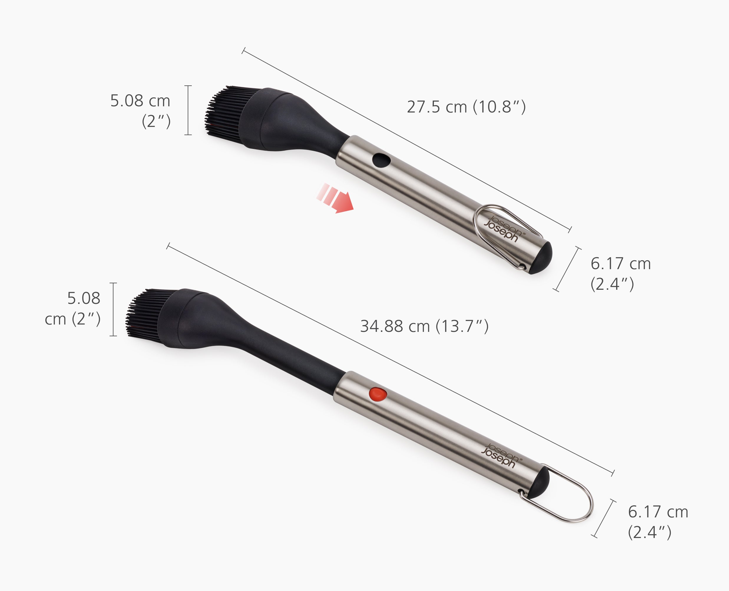 joseph-joseph-grillout-black-bbq-silicone-basting-brush-with-extending-handle image 7