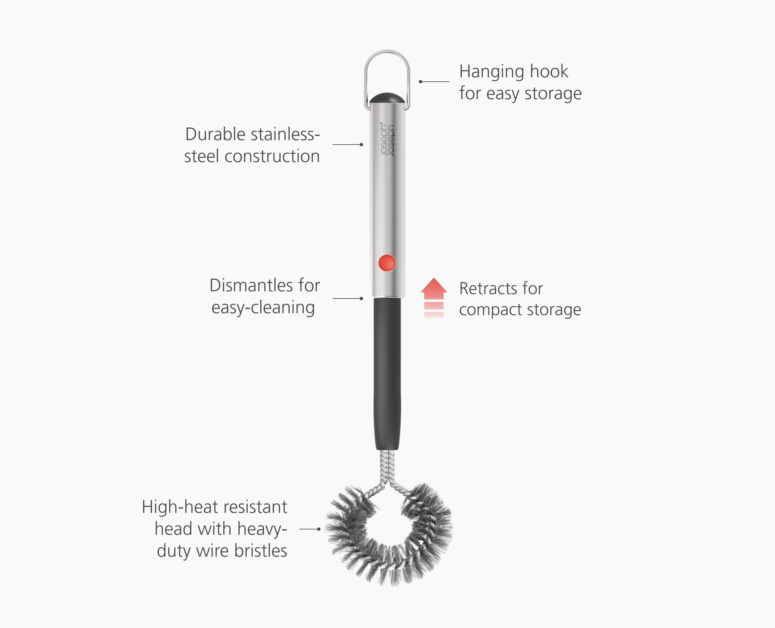 joseph-joseph-grillout-stainless-steel-bbq-cleaning-brush-with-extending-handle image 6