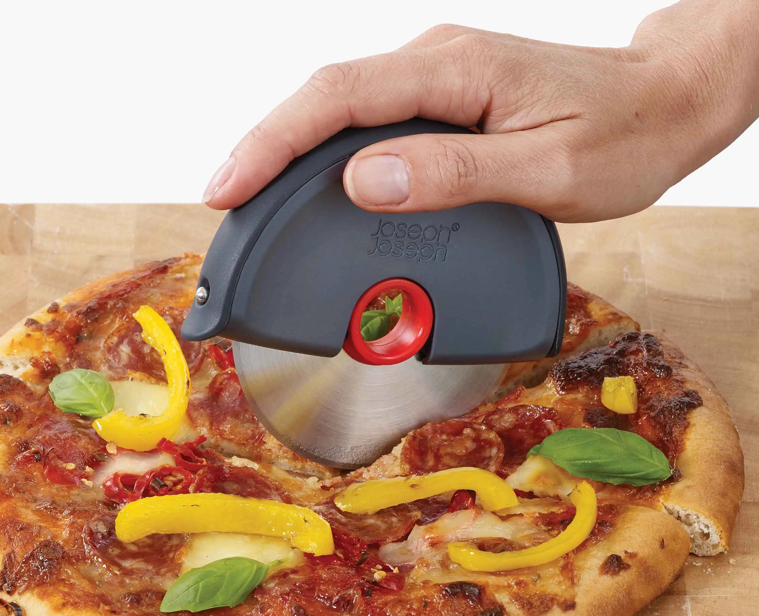 joseph-joseph-disc-easy-clean-grey-pizza-cutter image 3