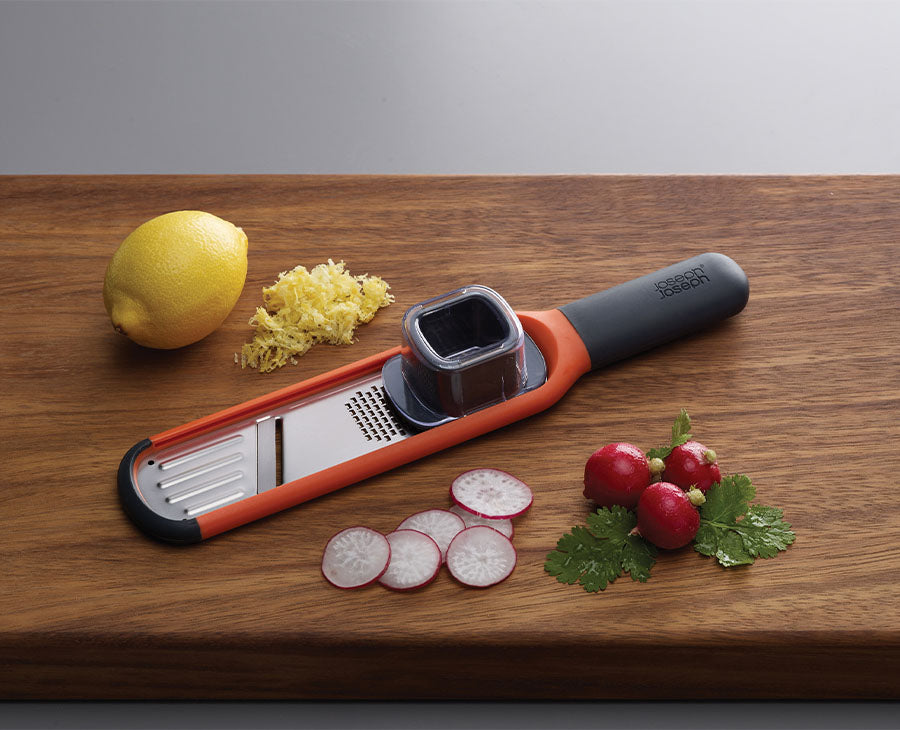 joseph-joseph-handi-grate-orange-2-in-1-mini-grater-slicer image 2