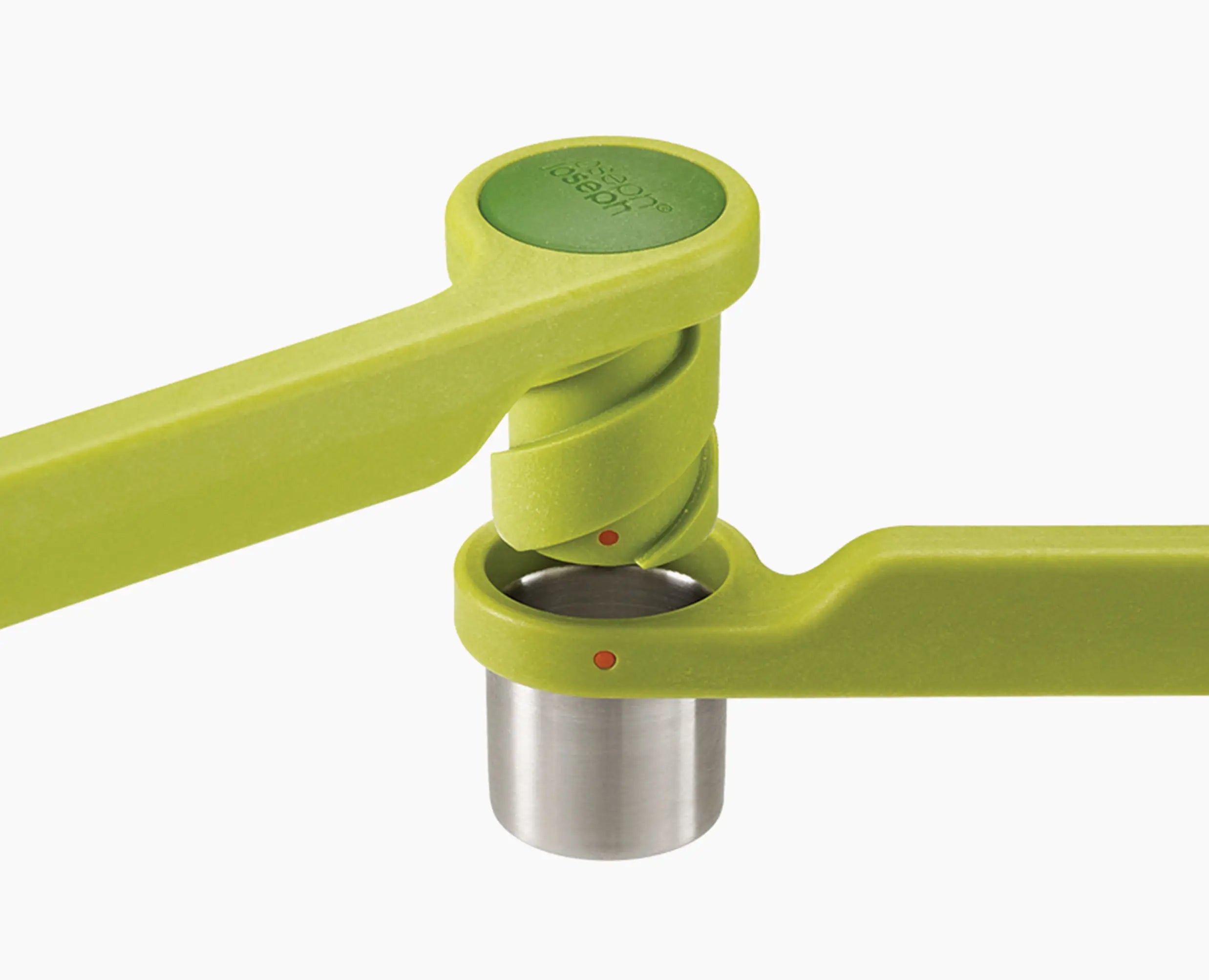 joseph-joseph-helix-green-garlic-press-twist-action-stainless-steel-nylon image 6