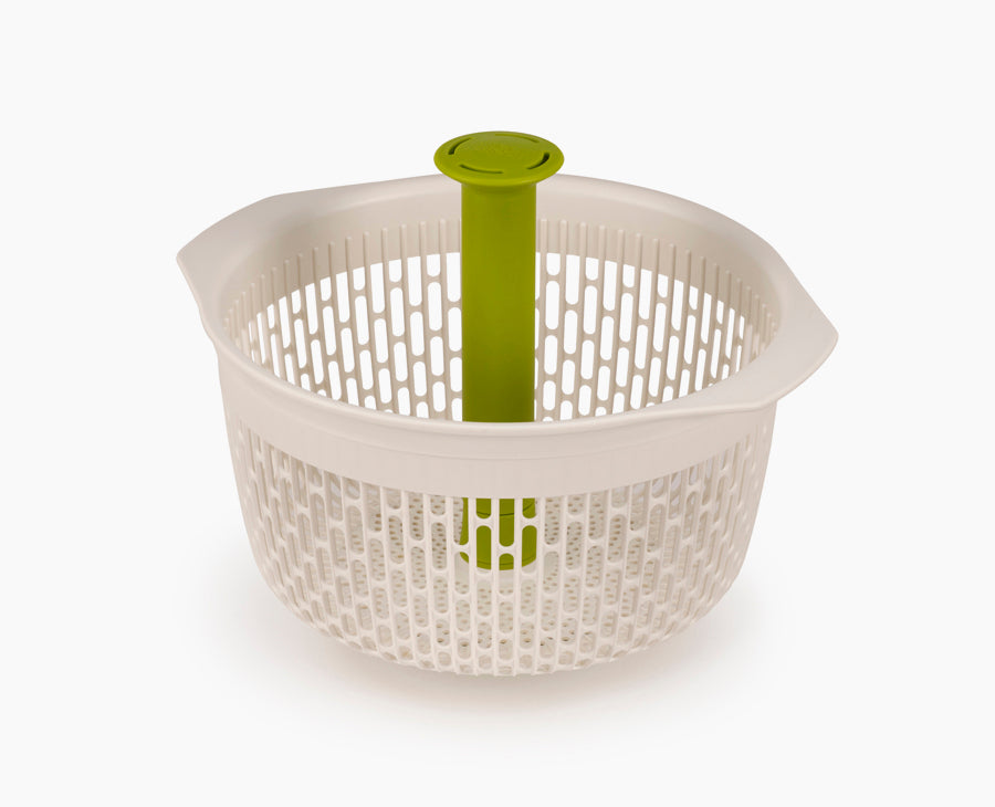 joseph-joseph-spindola-green-in-sink-salad-spinning-colander image 1