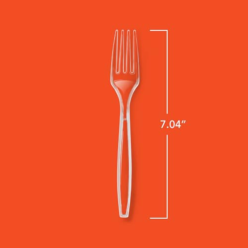 hefty-heavy-duty-plastic-forks-300-count-bulk-clear-disposable-forks image 7
