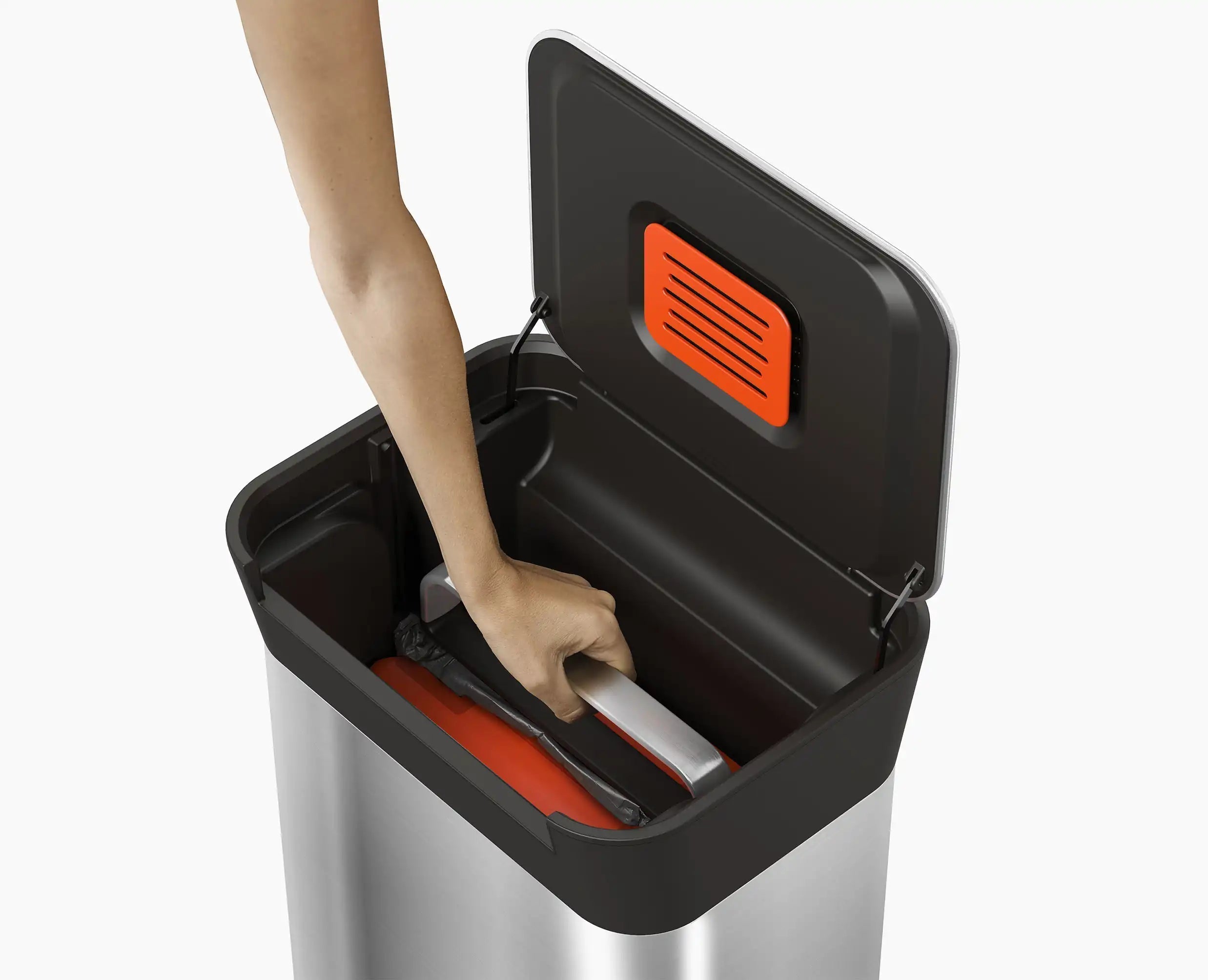 joseph-joseph-titan-30l-stainless-steel-trash-compactor image 5