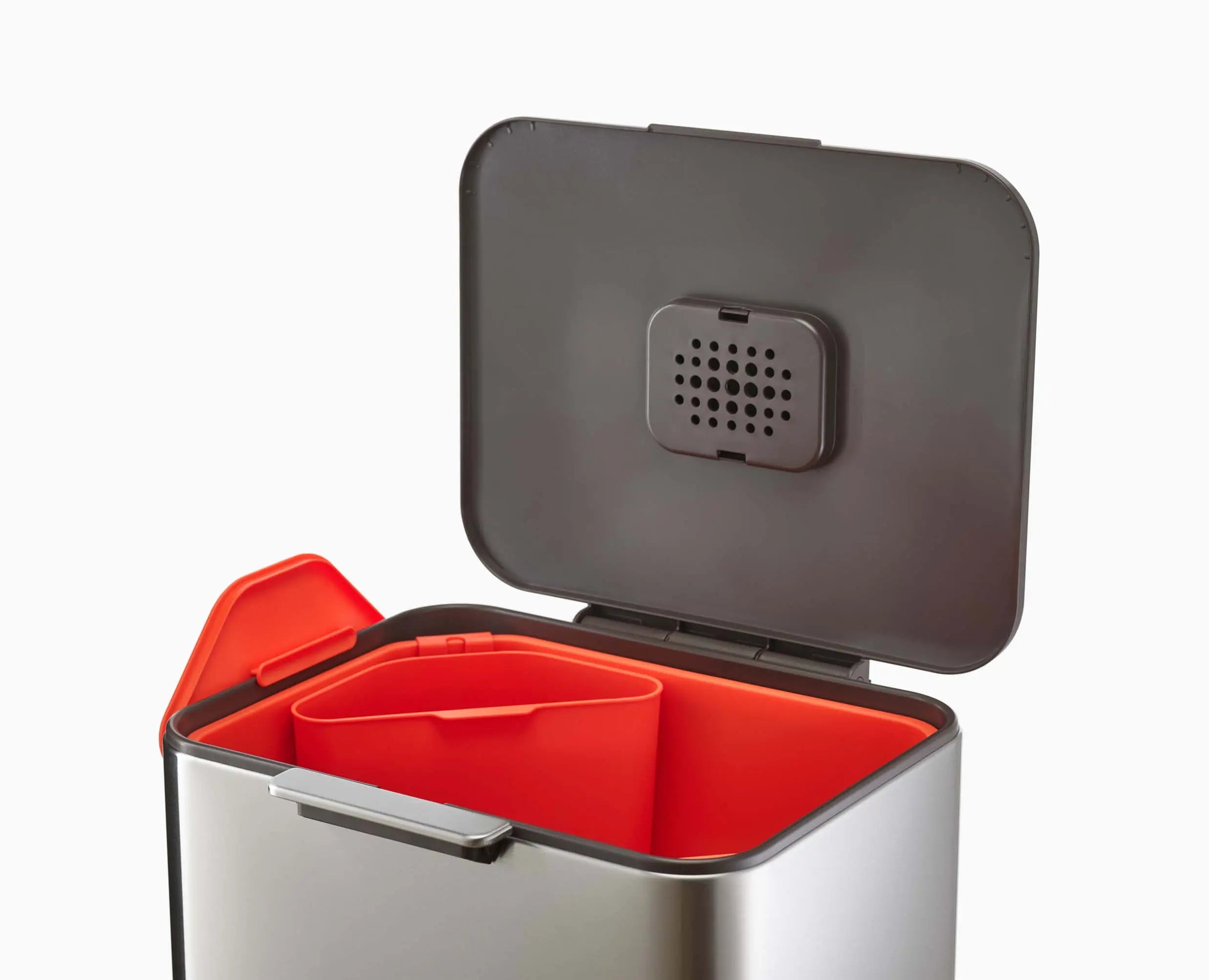 joseph-joseph-totem-max-60l-stainless-steel-waste-recycling-bin image 5