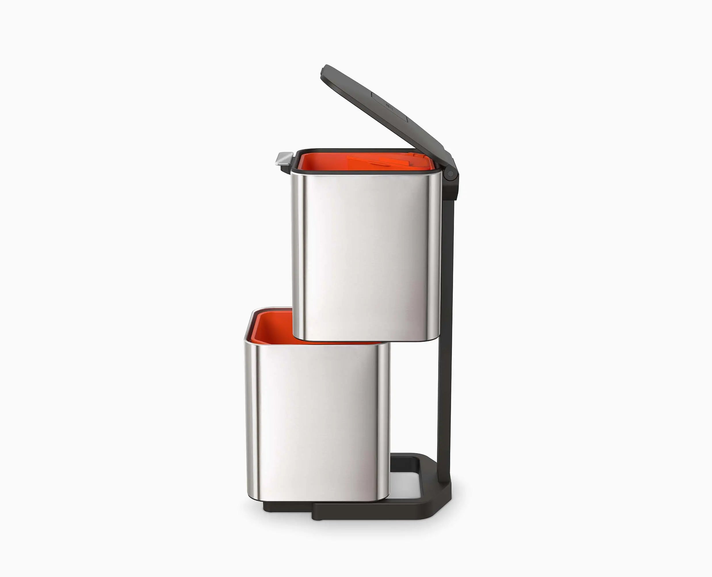 joseph-joseph-totem-max-60l-stainless-steel-waste-recycling-bin image 8
