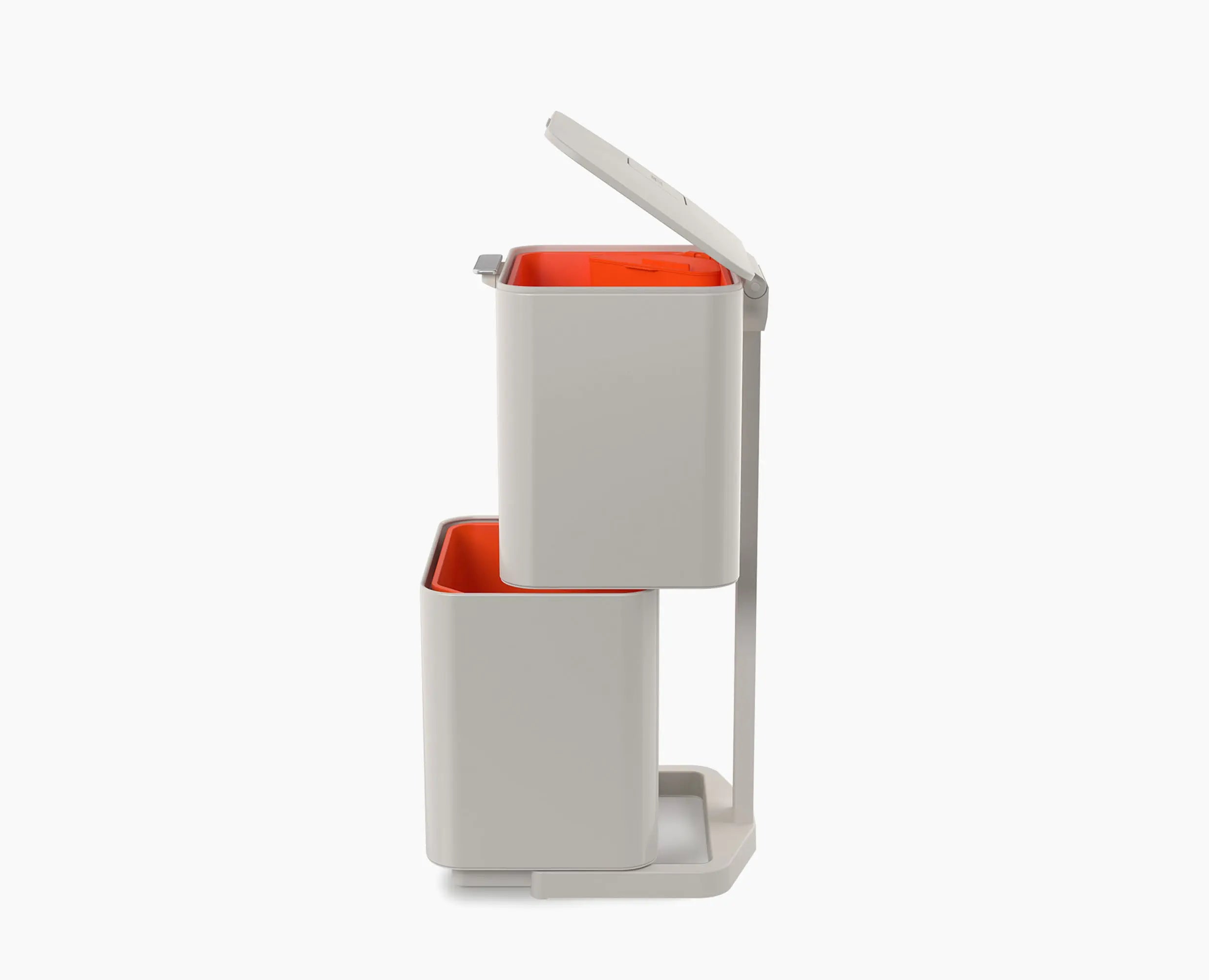 joseph-joseph-totem-compact-40l-dual-compartment-waste-recycling-bin-stone image 8
