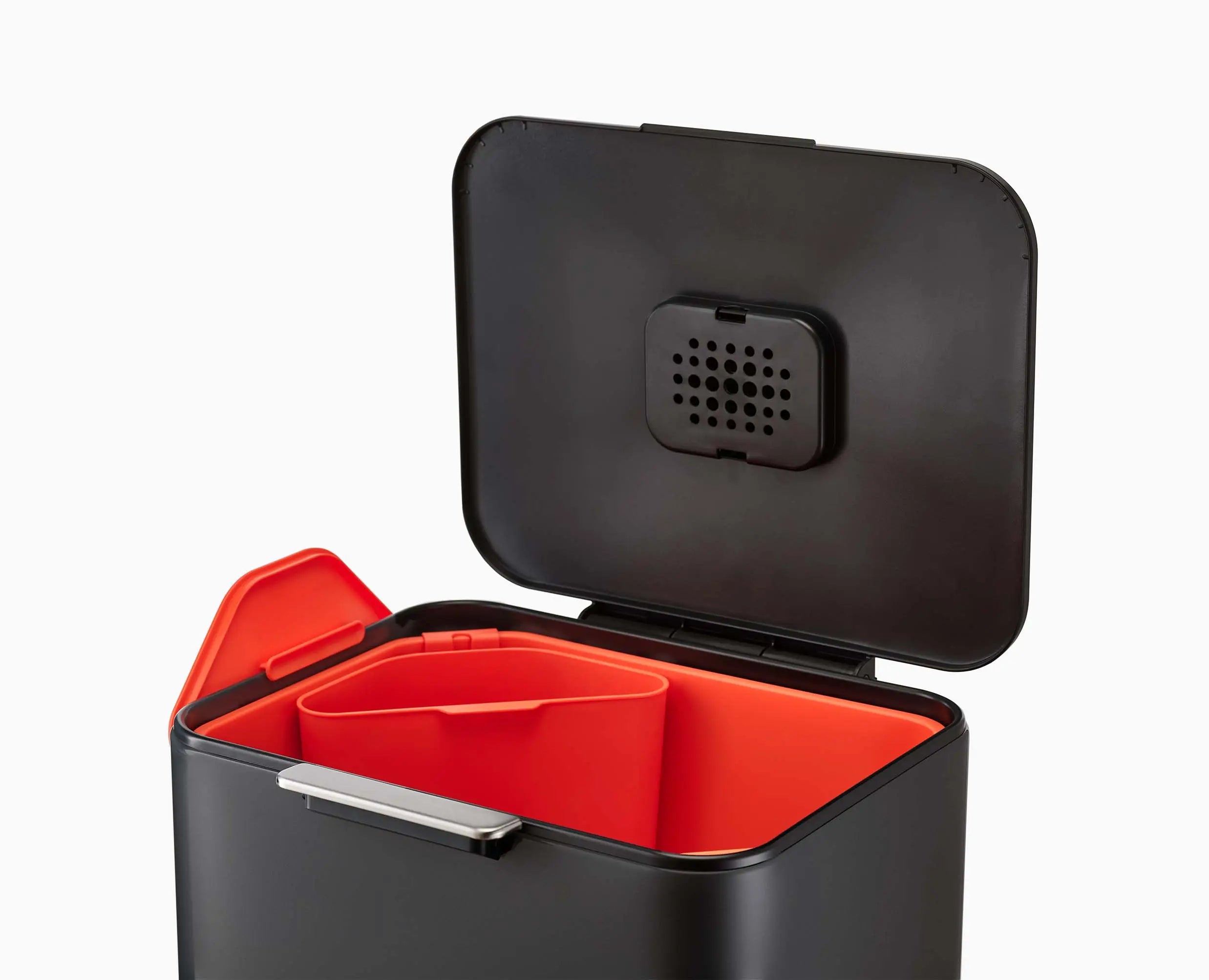 joseph-joseph-totem-max-60l-black-waste-recycling-bin-dual-compartment image 5