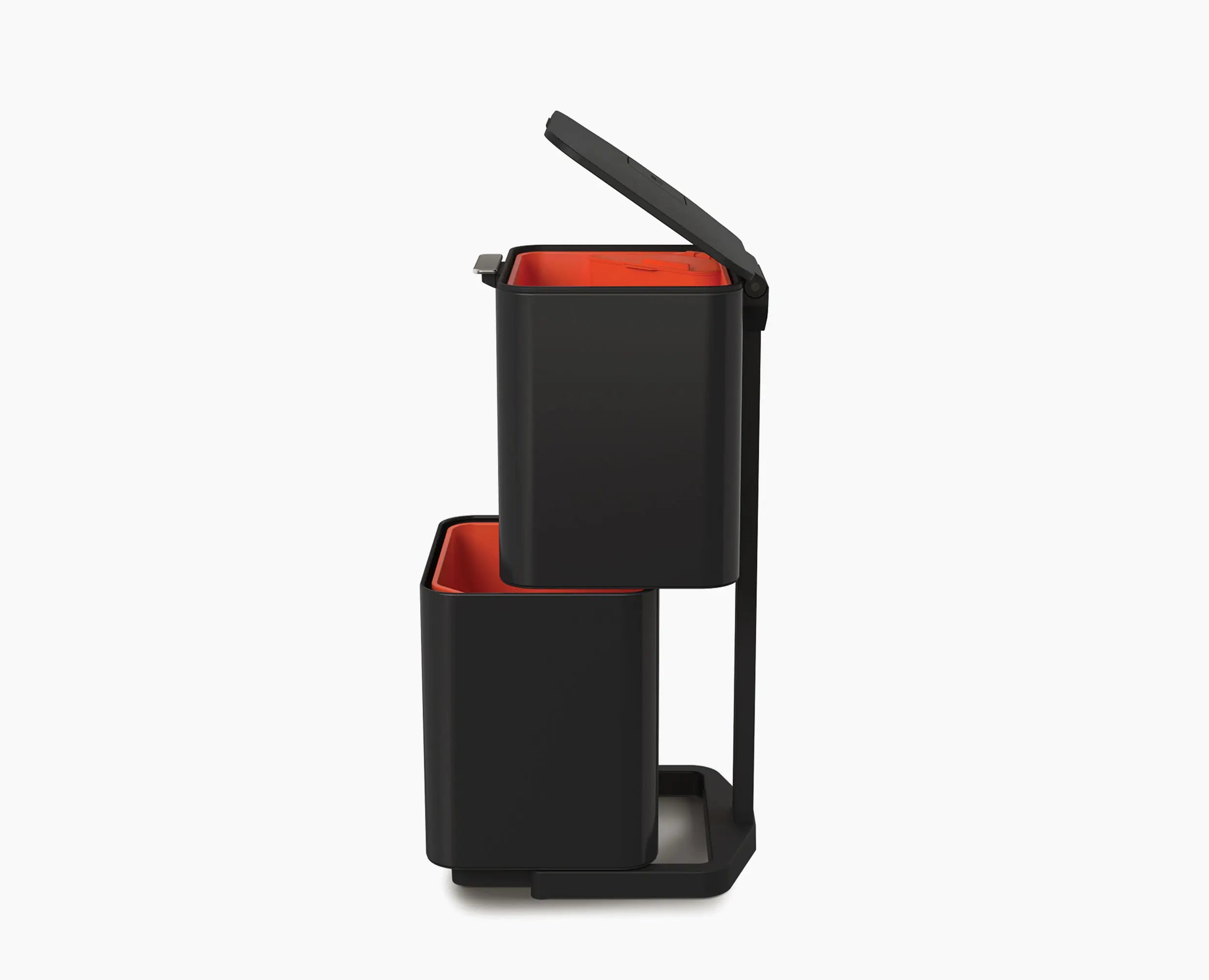 joseph-joseph-totem-max-60l-black-waste-recycling-bin-dual-compartment image 8