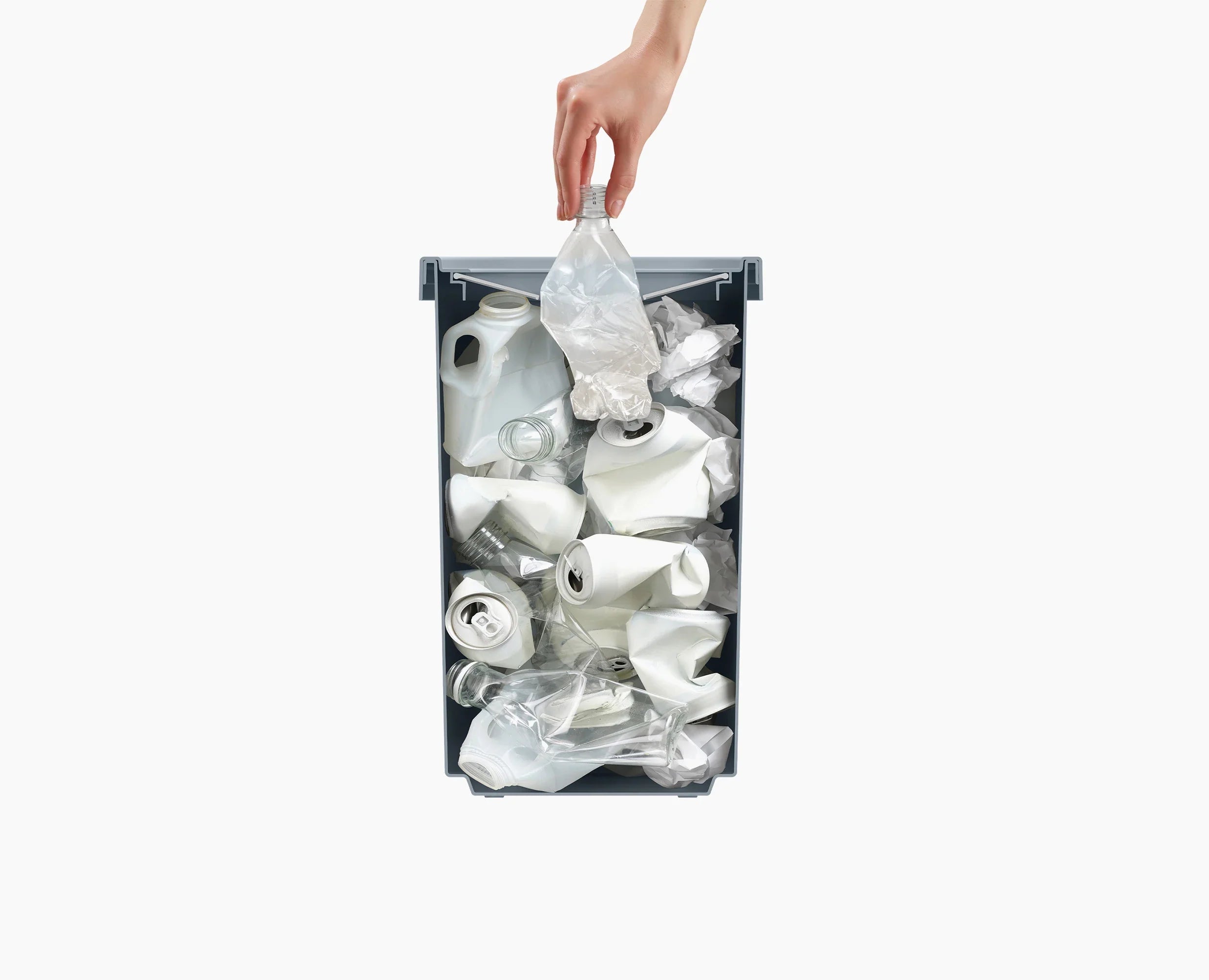 joseph-joseph-gorecycle-32l-light-blue-recycling-collector-with-one-way-flaps image 5