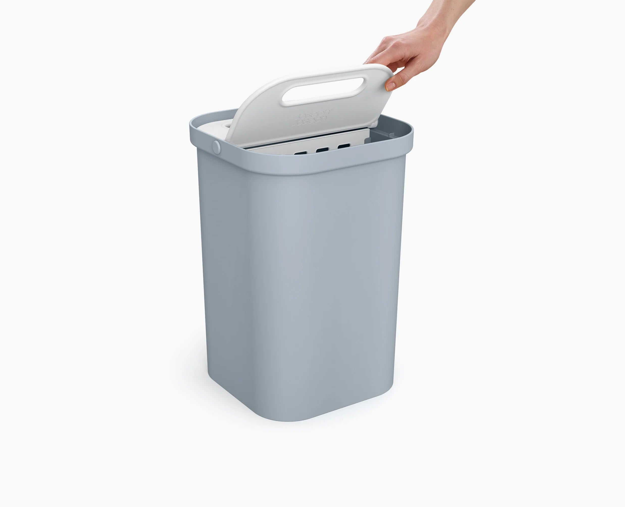 joseph-joseph-gorecycle-46l-light-blue-recycling-collector-caddy-set image 6