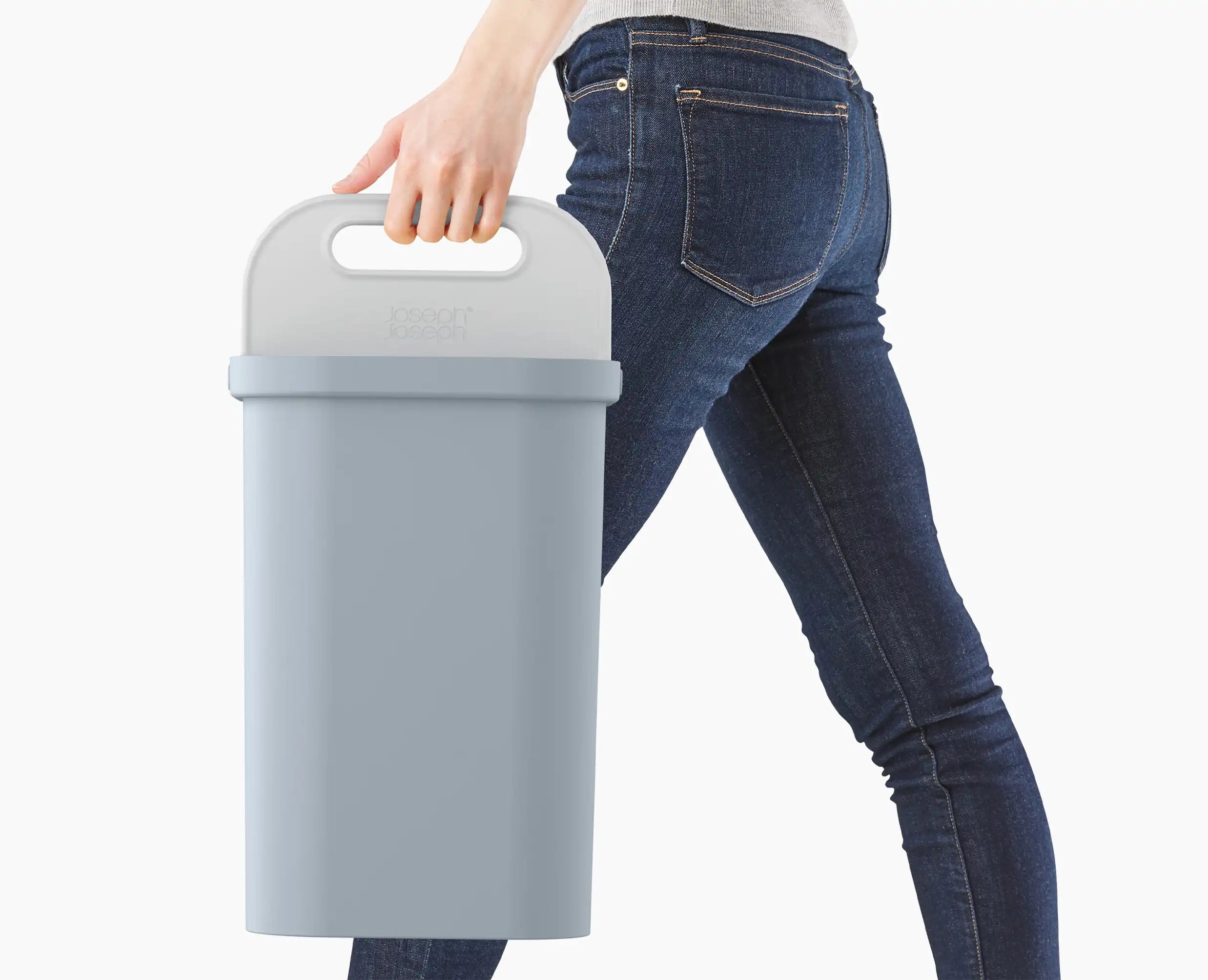 joseph-joseph-gorecycle-46l-light-blue-recycling-collector-caddy-set image 7