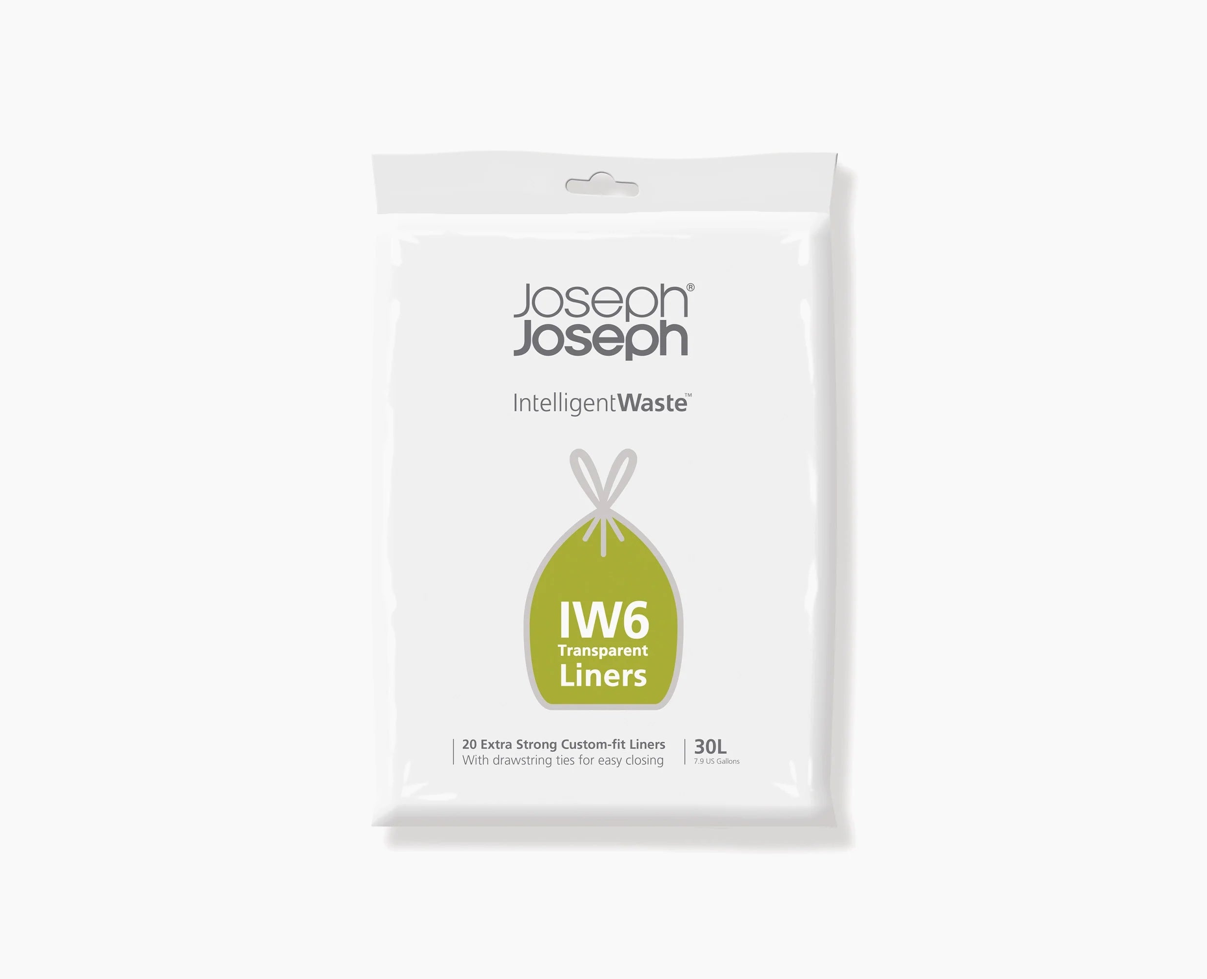 joseph-joseph-iw6-30l-clear-bin-liners-pack-of-20-for-totem-max-totem-pop-60l image 3