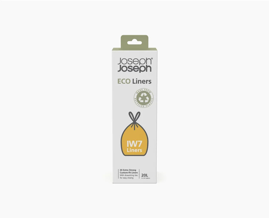 joseph-joseph-iw7-20l-grey-recycled-bin-liners-pack-of-20 image 1