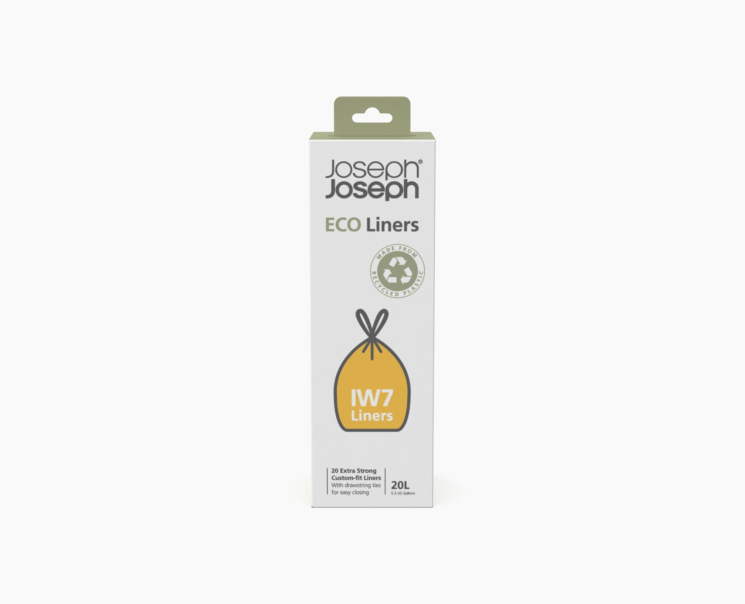 joseph-joseph-totem-compact-40l-stainless-steel-waste-recycling-bin-starter-set image 5