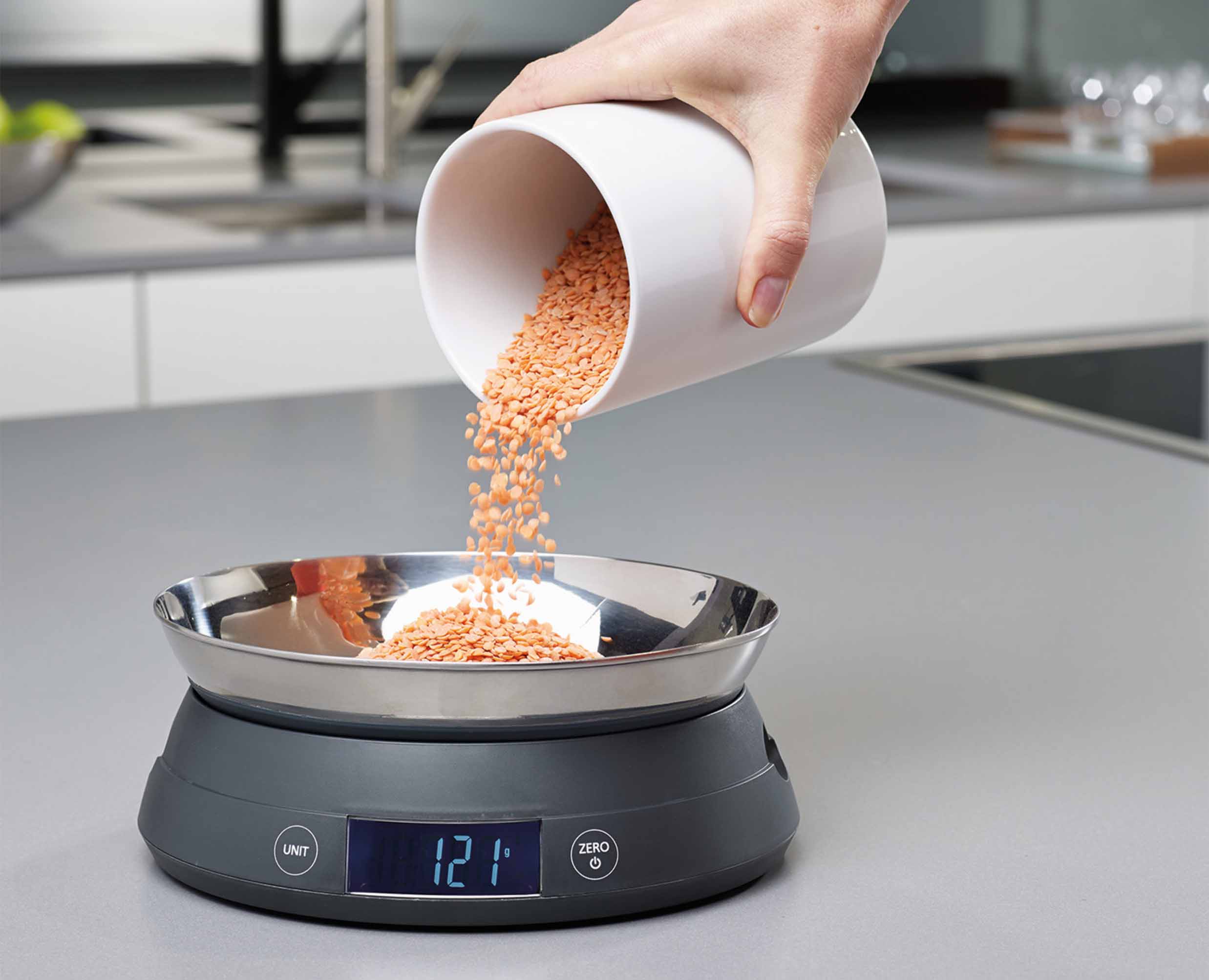 joseph-joseph-switchscale-grey-kitchen-scales-2-in-1-digital-scale-with-bowl-pla image 3