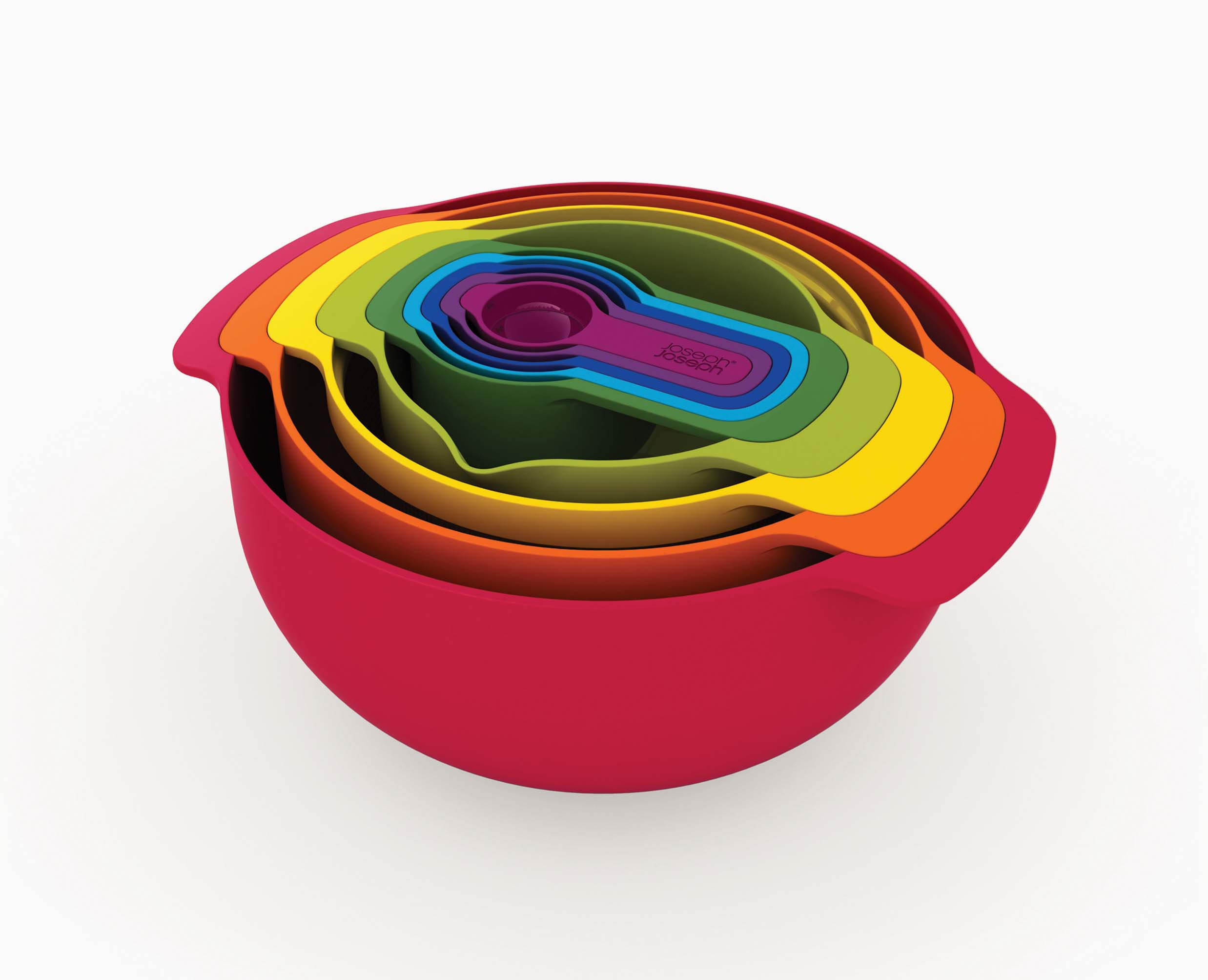 joseph-joseph-nest-9-plus-red-bowl-set-with-measuring-cups-and-colander image 3