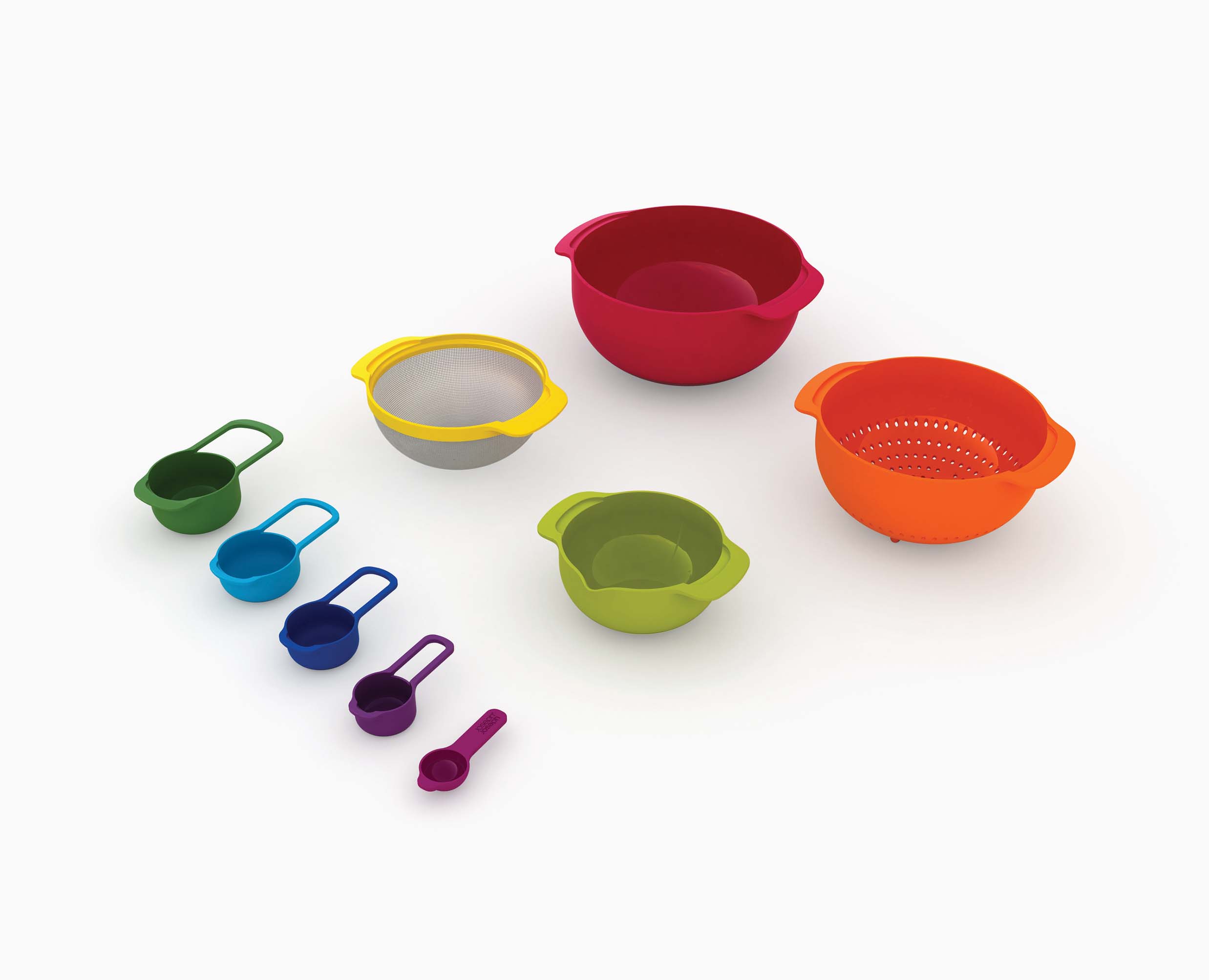 joseph-joseph-nest-9-plus-red-bowl-set-with-measuring-cups-and-colander image 4
