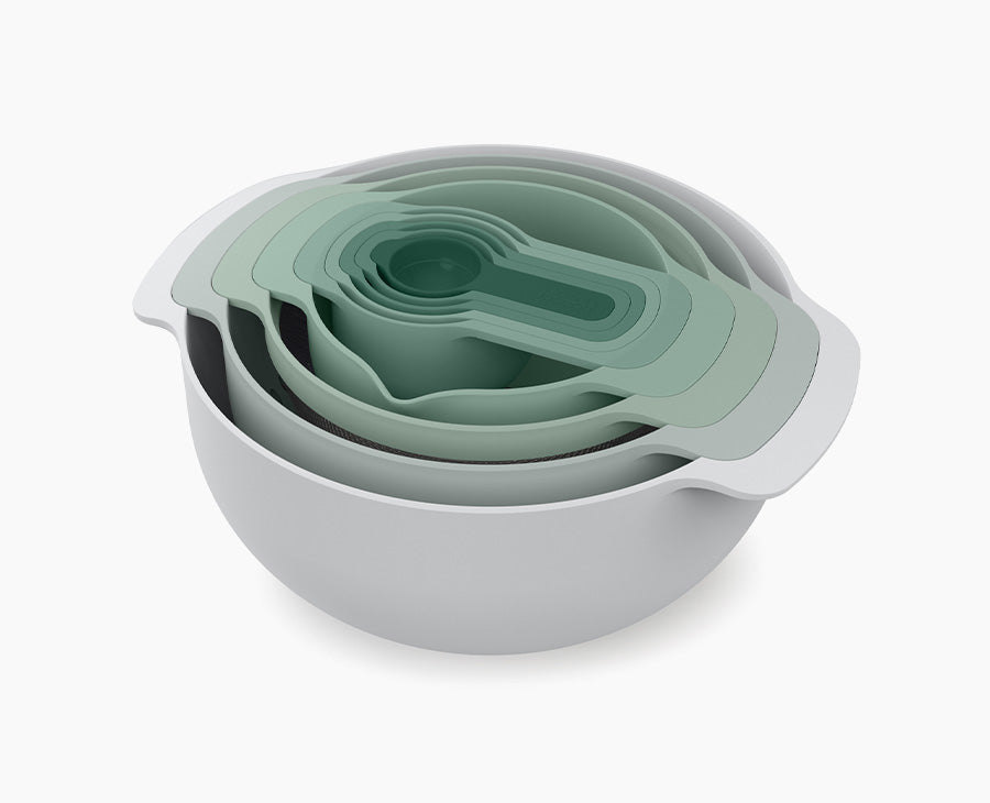 joseph-joseph-nest-9-plus-green-bowl-set-editions image 1