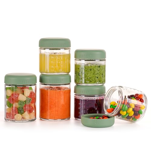 haakaa-reusable-glass-baby-food-storage-jars-with-silicone-lids-6-piece-set-4x4o image 8
