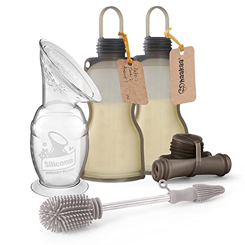 haakaa-pump-stash-clean-set-manual-breast-pump-storage-bags-cleaning-brush image 7