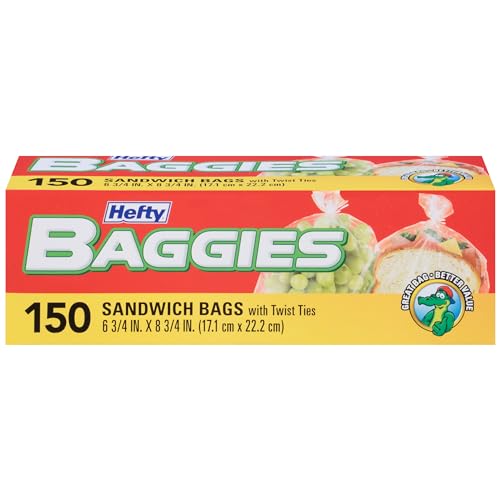 hefty-baggies-sandwich-storage-bags-twist-tie-150-count image 4