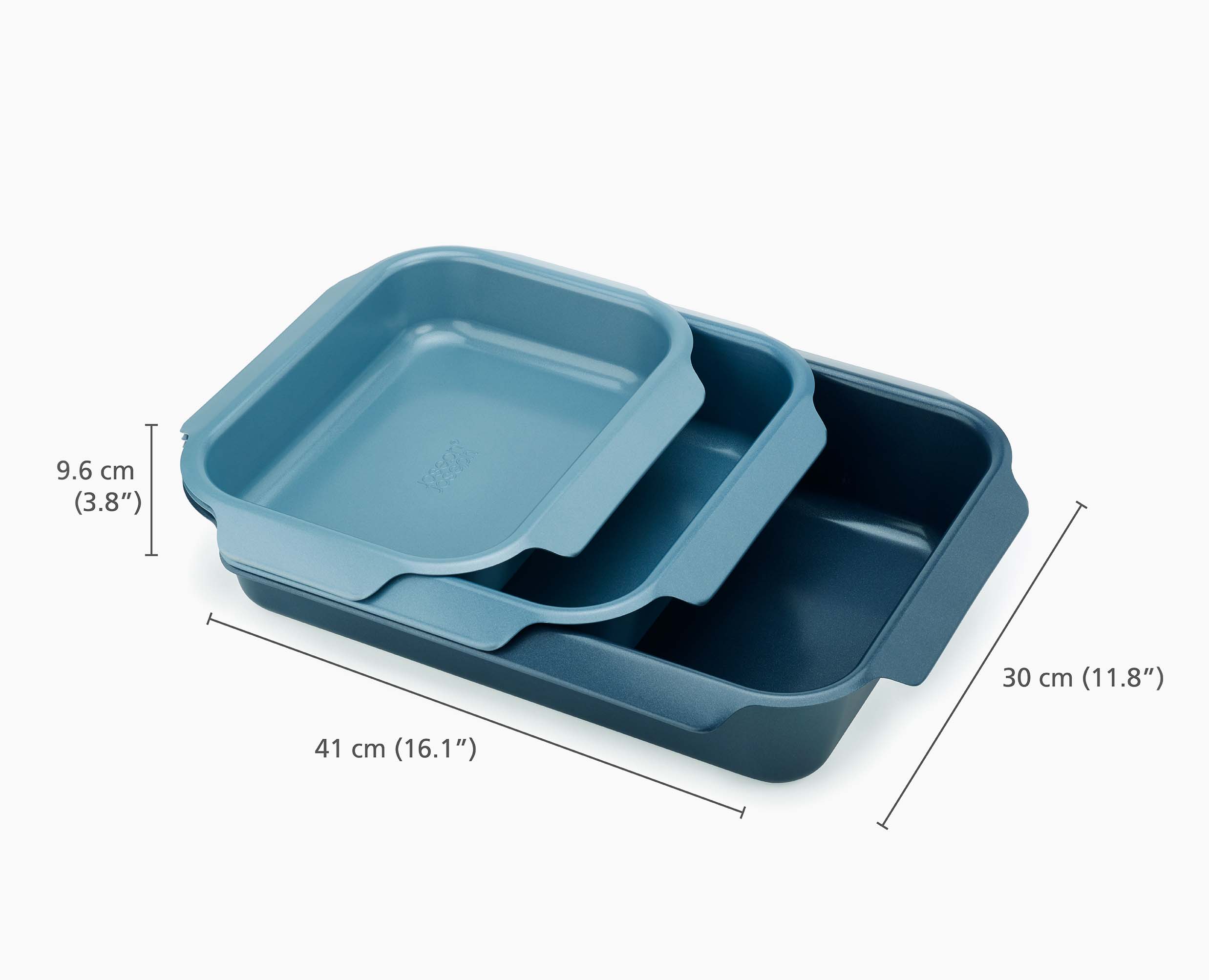 joseph-joseph-nest-oven-non-stick-3-piece-blue-roasting-tray-set-with-easy-pull- image 6