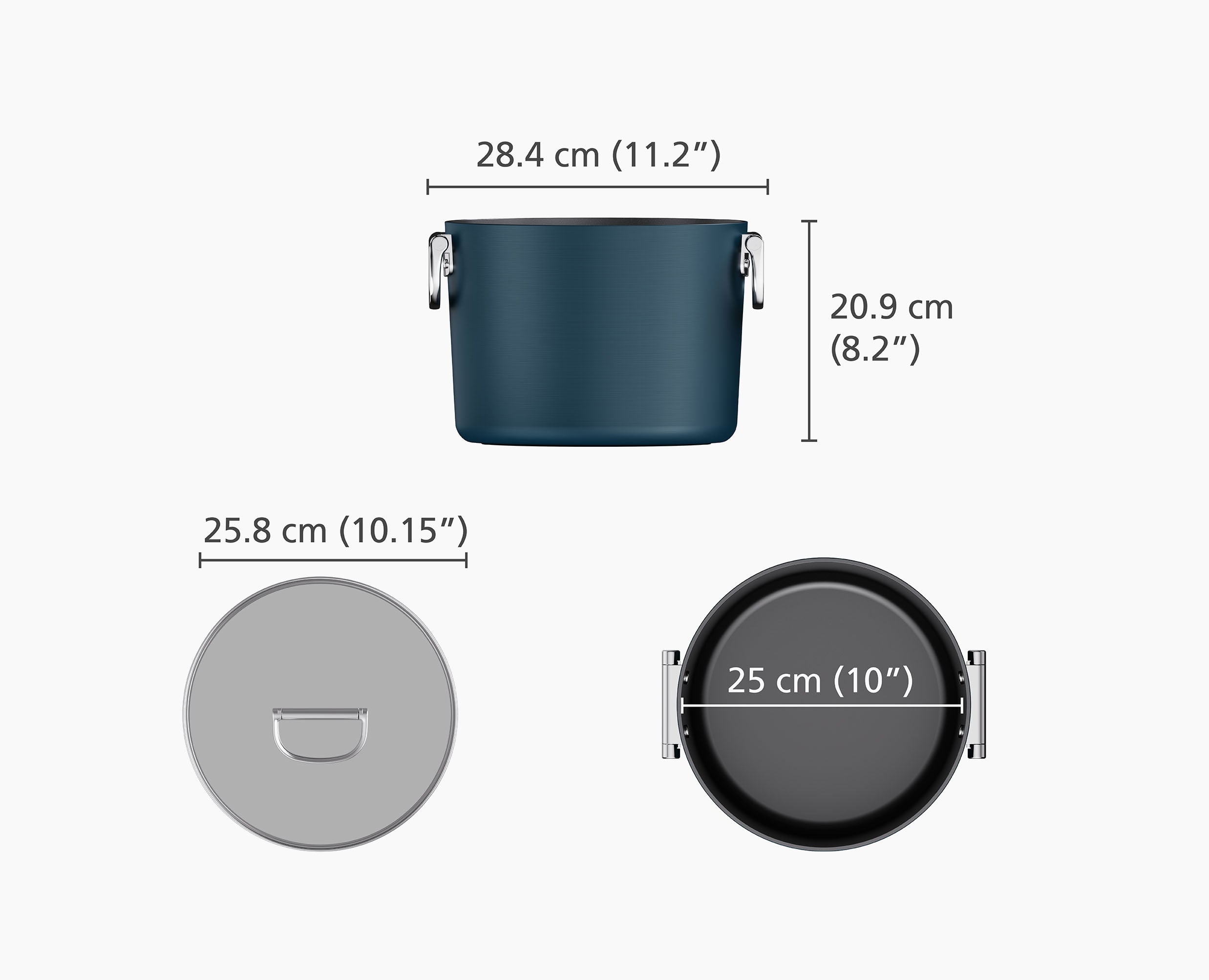 joseph-joseph-space-folding-handle-ceramic-non-stick-25cm-stock-pot-with-lid-mid image 6