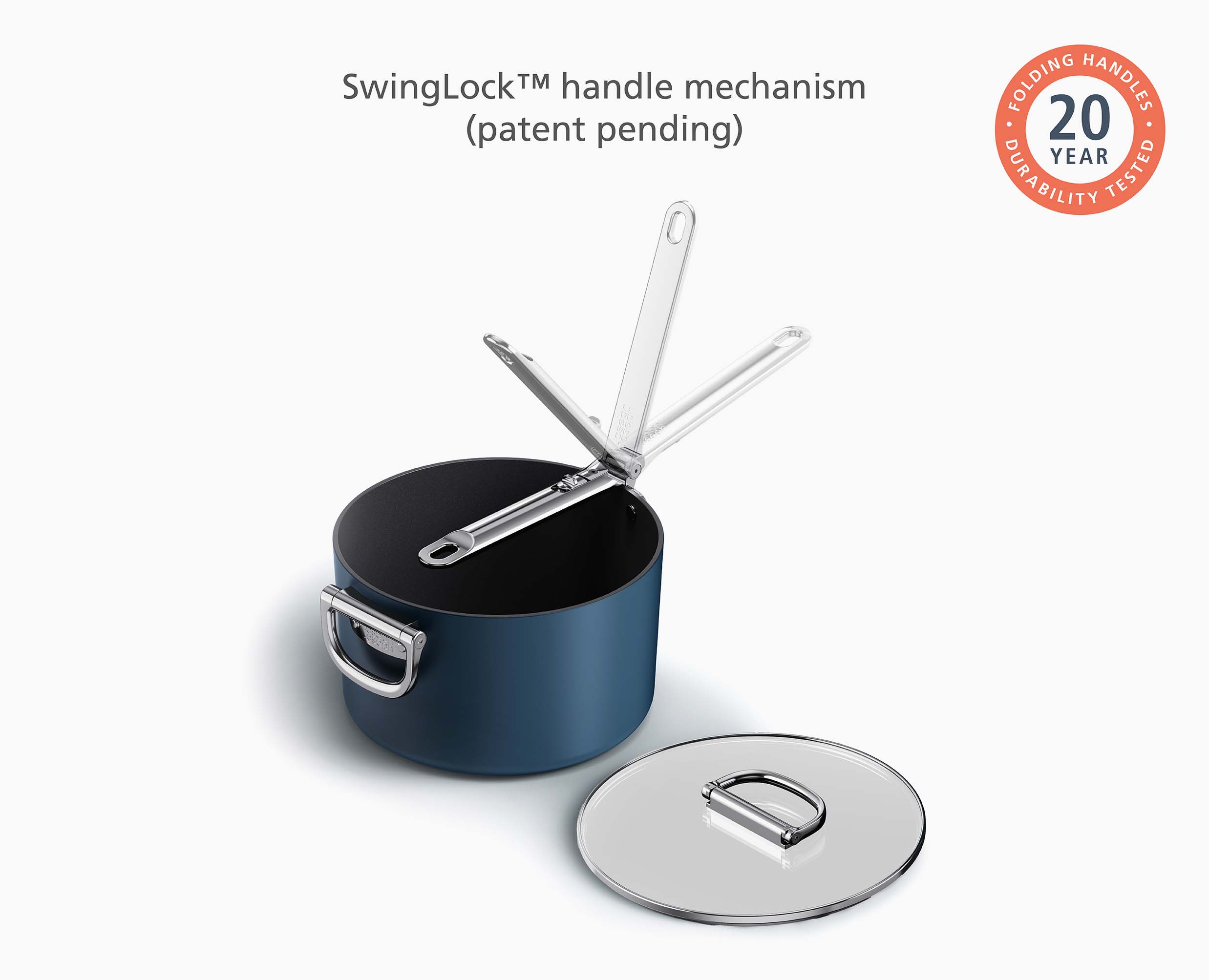 joseph-joseph-space-folding-handle-ceramic-non-stick-3-piece-blue-saucepan-set image 5