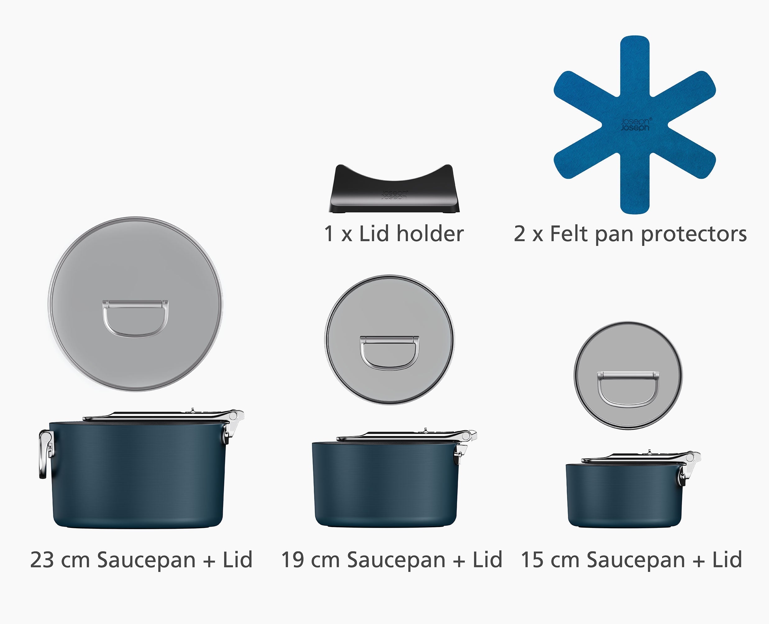 joseph-joseph-space-folding-handle-ceramic-non-stick-3-piece-blue-saucepan-set image 6