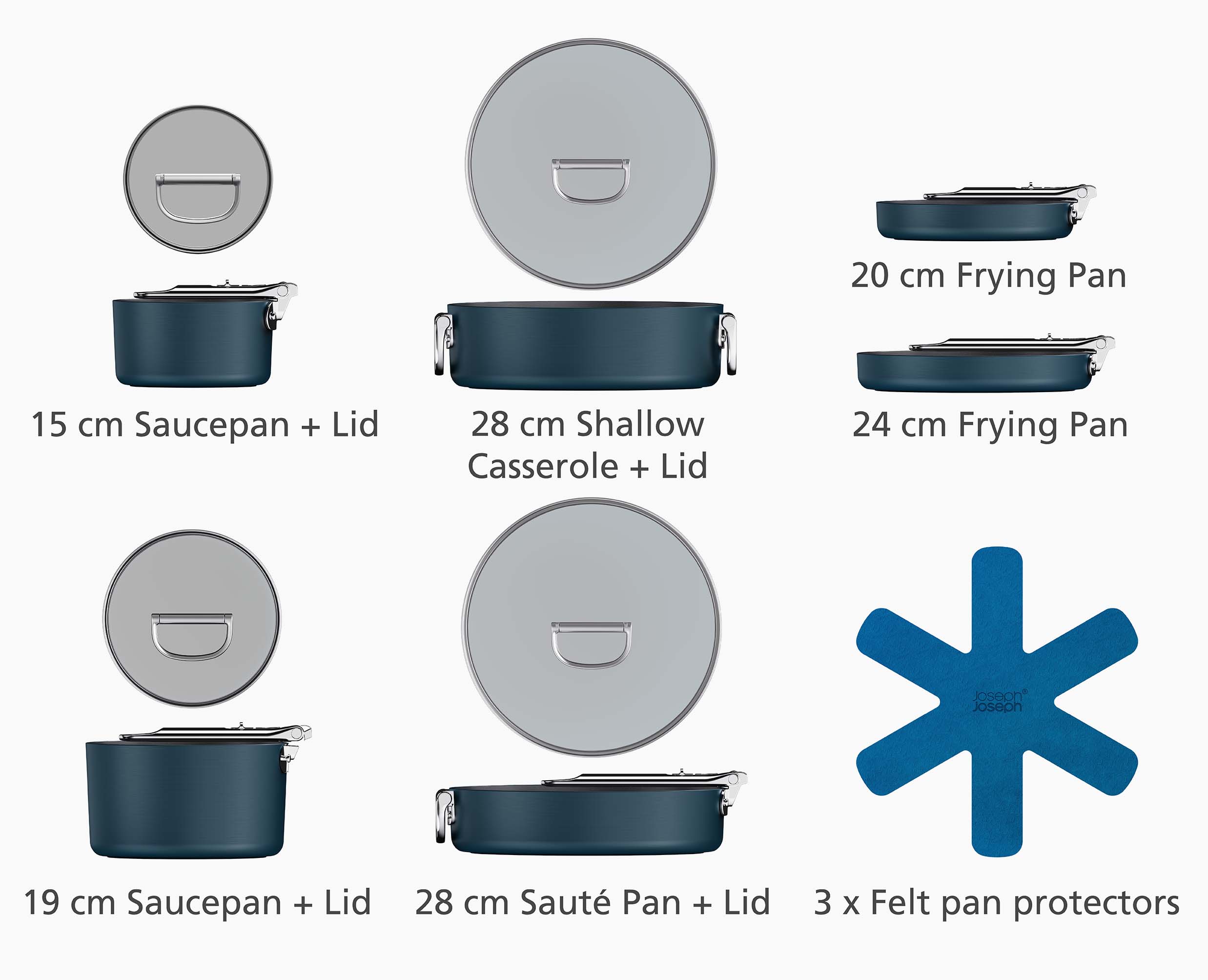 joseph-joseph-space-folding-handle-ceramic-non-stick-6-piece-blue-cookware-set image 6