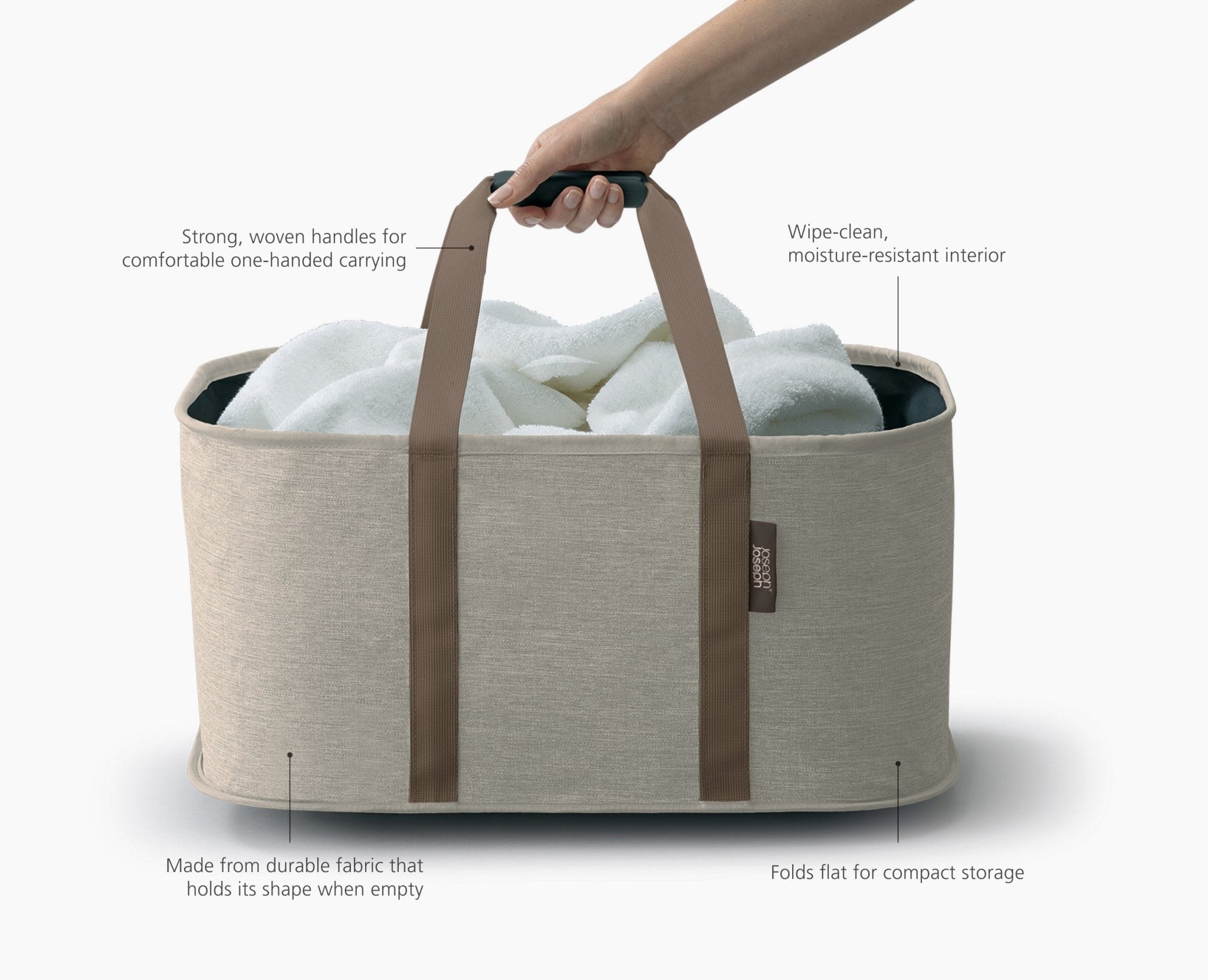 joseph-joseph-hold-all-collapsible-laundry-basket-35l-ecru image 6