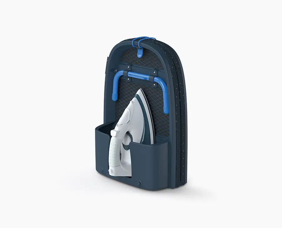 joseph-joseph-pocket-plus-90cm-folding-blue-ironing-board-with-advanced-cover image 1