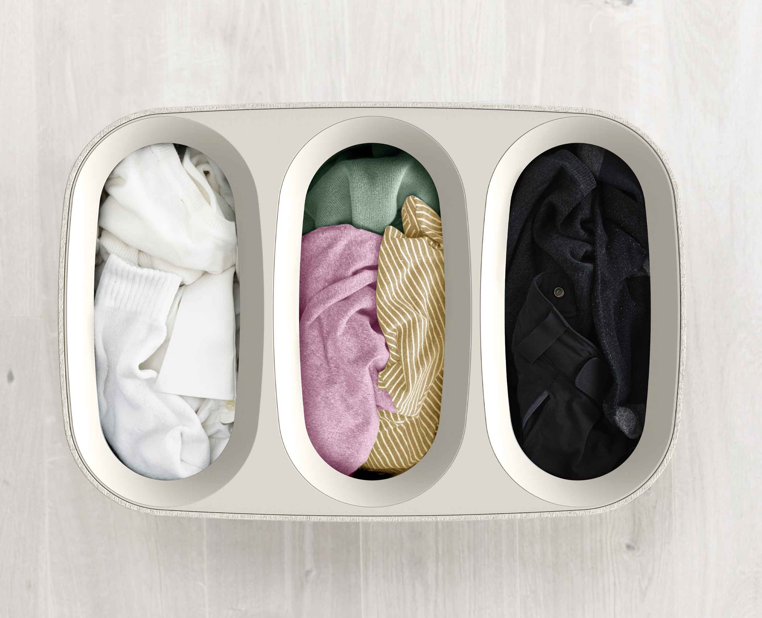 joseph-joseph-tota-trio-90l-laundry-separation-basket-ecru image 4