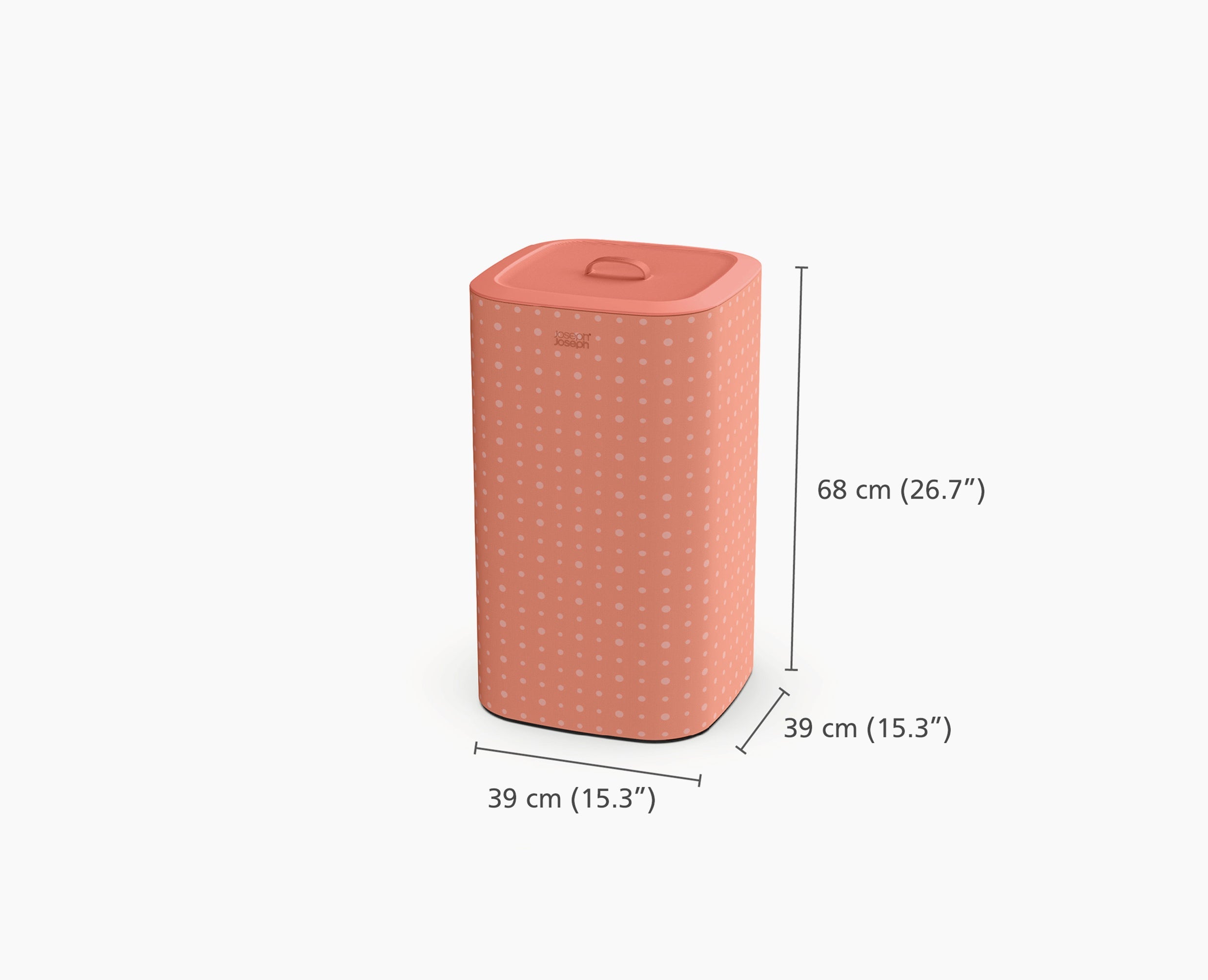 joseph-joseph-tota-pop-60l-coral-laundry-separation-basket image 8