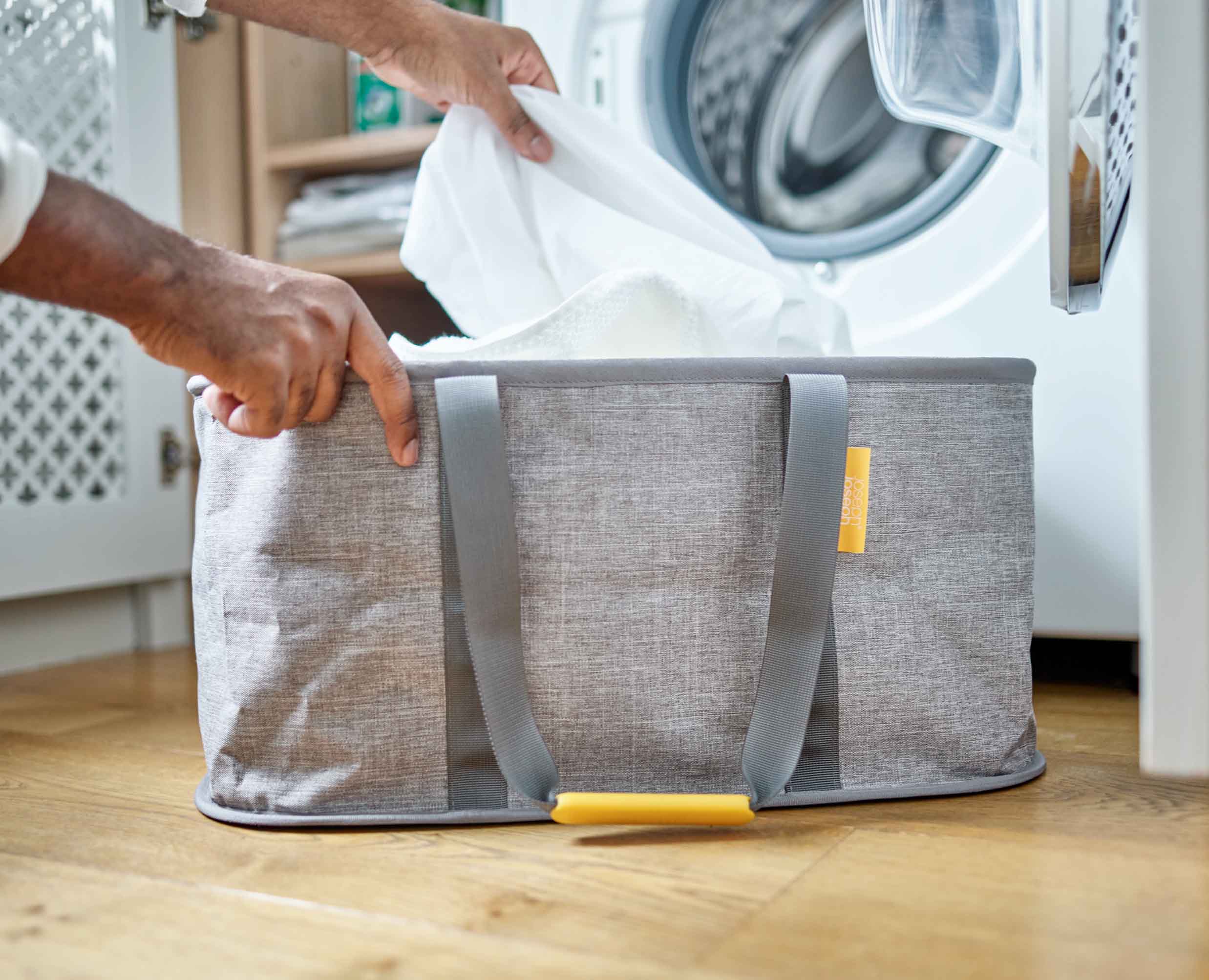 joseph-joseph-2-piece-grey-laundry-basket-set-with-tota-and-hold-all image 6